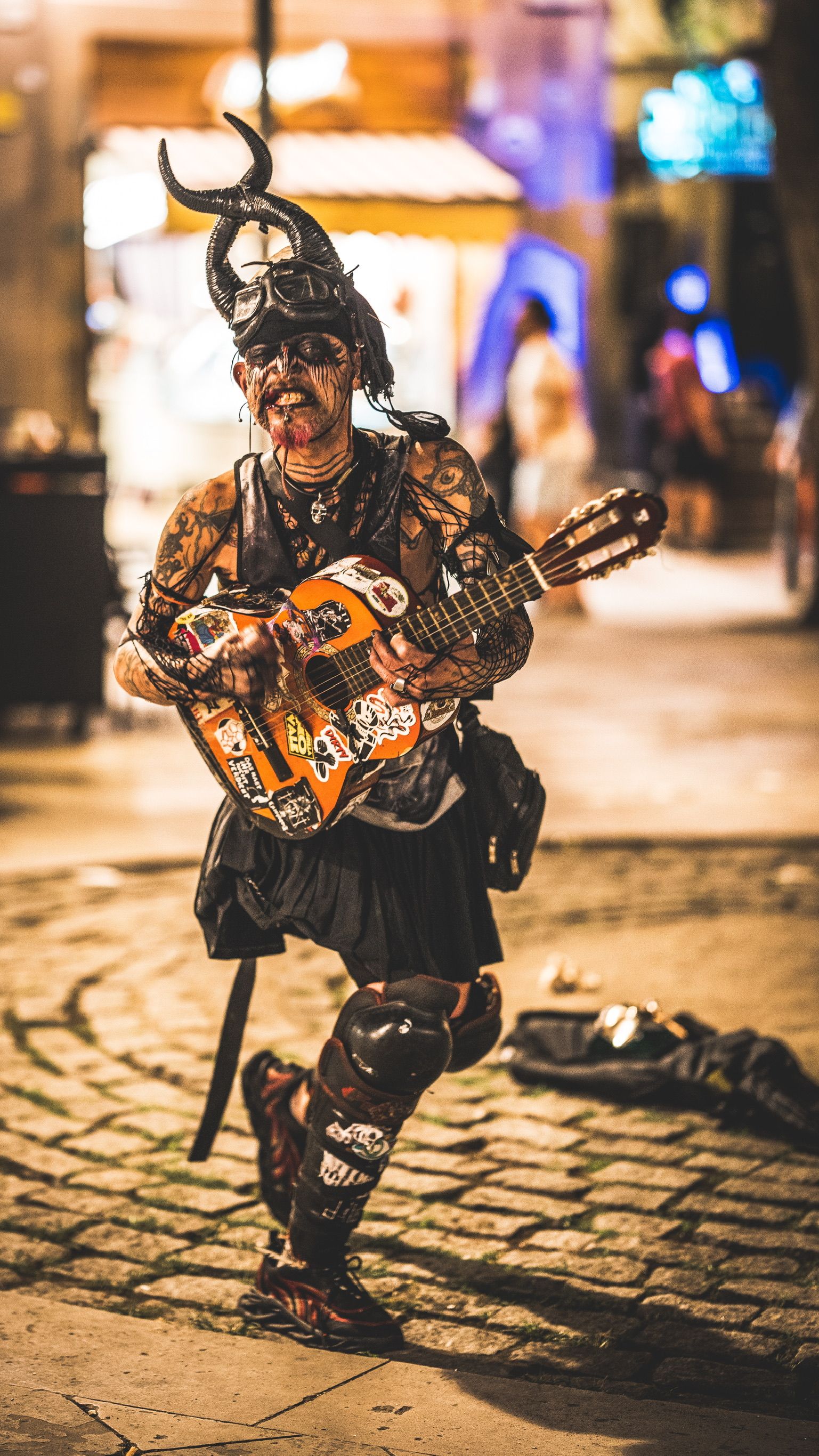 One of Satans buskers