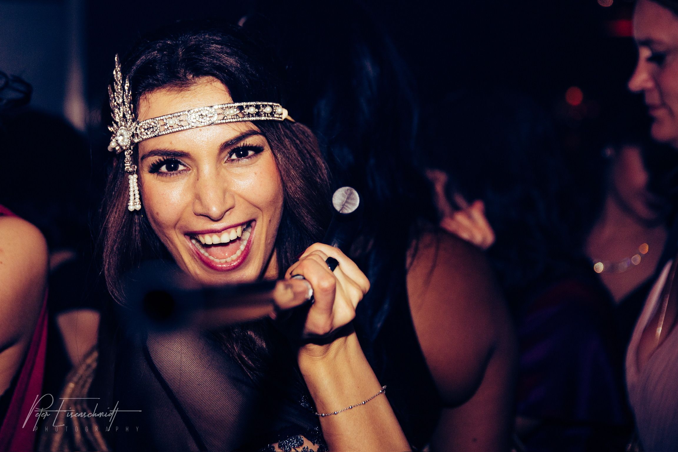 Person wearing a tiara