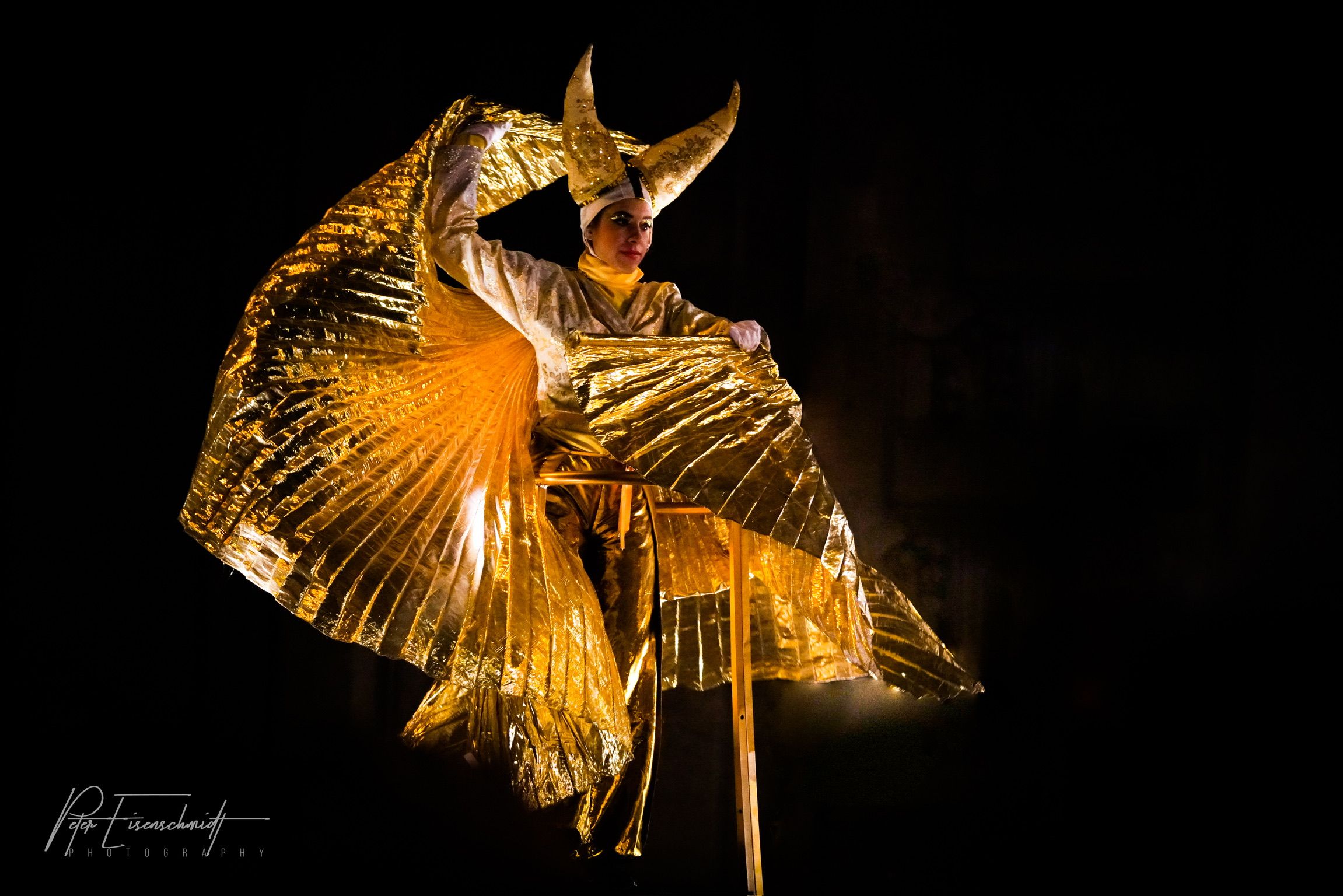 Girl in gold