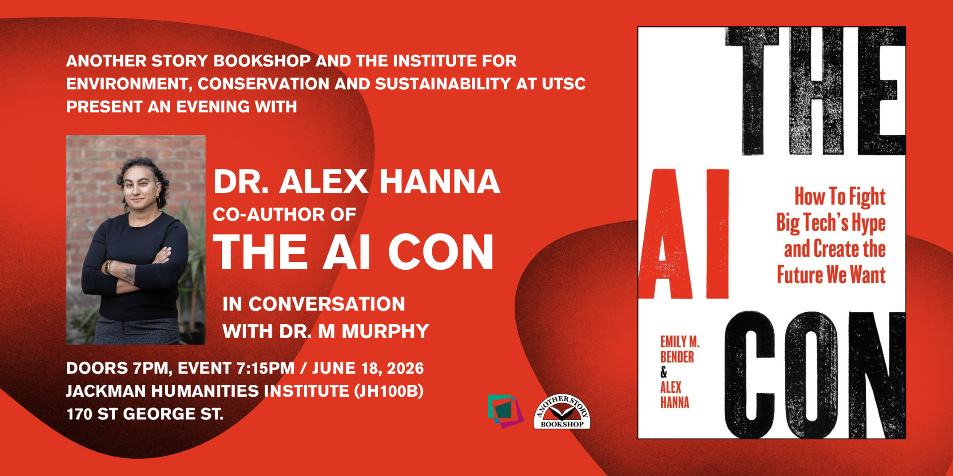 The AI Con – Dr. Alex Hanna with Dr. M Murphy