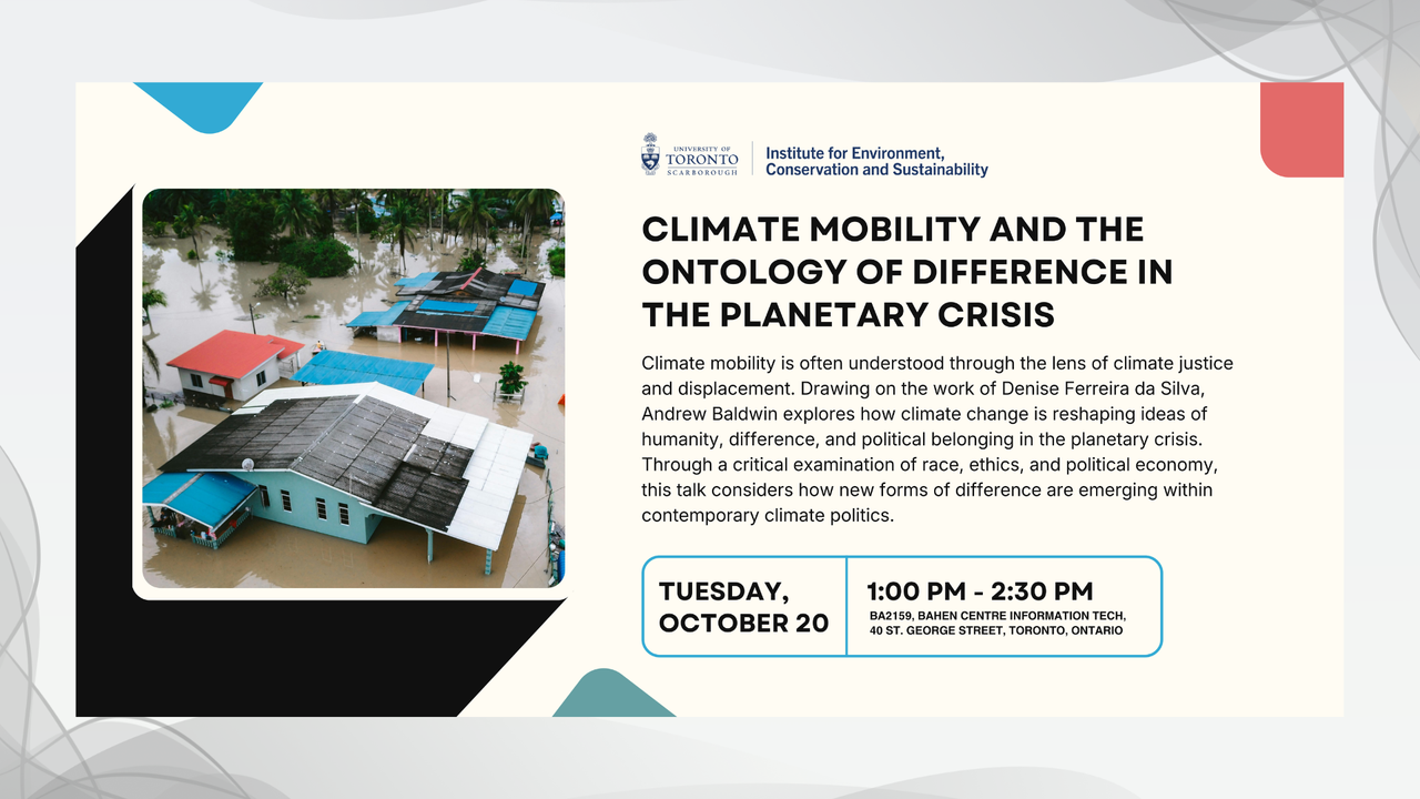 Climate Mobility and the Ontology of Difference in the Planetary Crisis