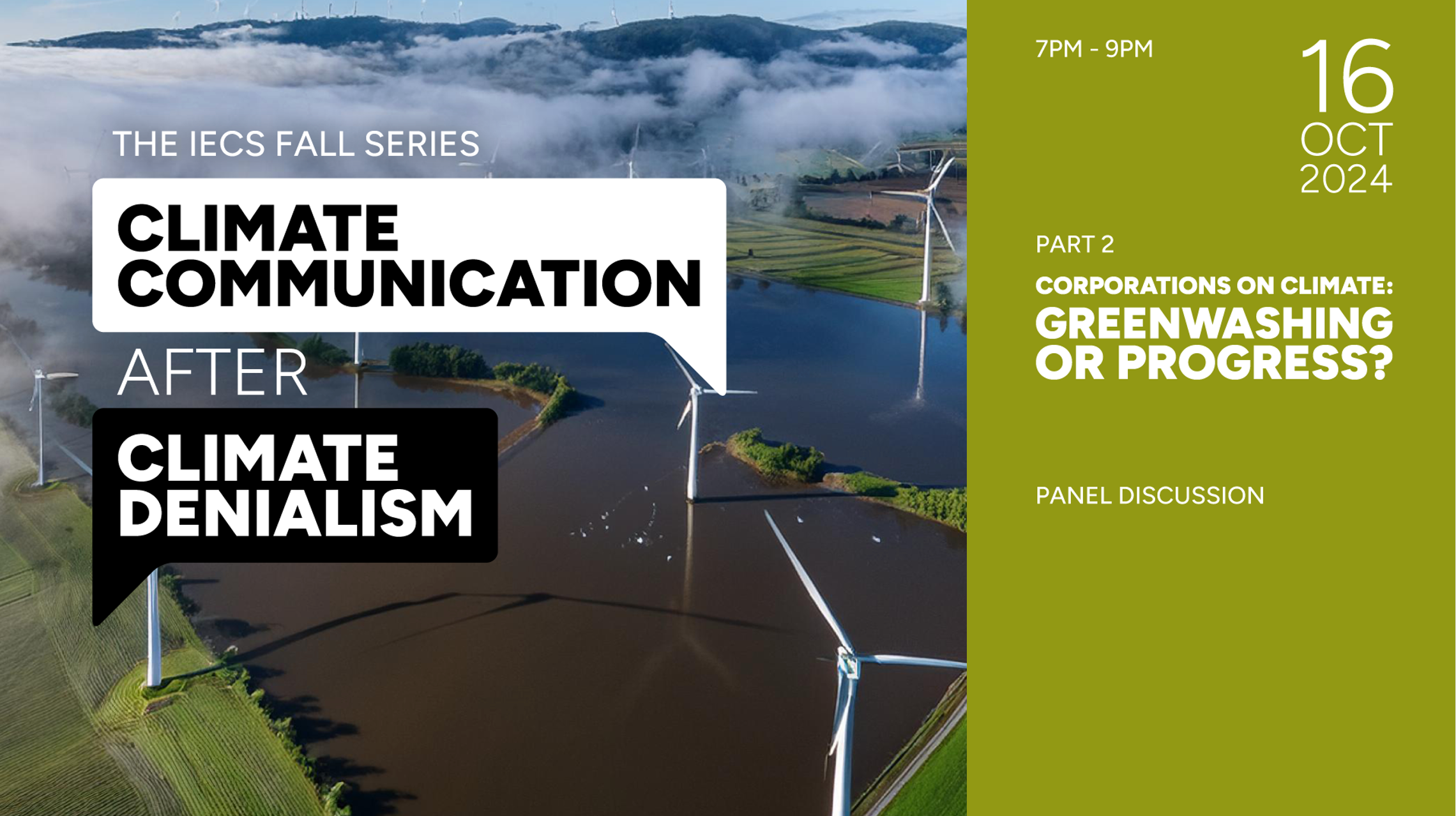 Corporations on Climate: Greenwashing or Progress? A Roundtable