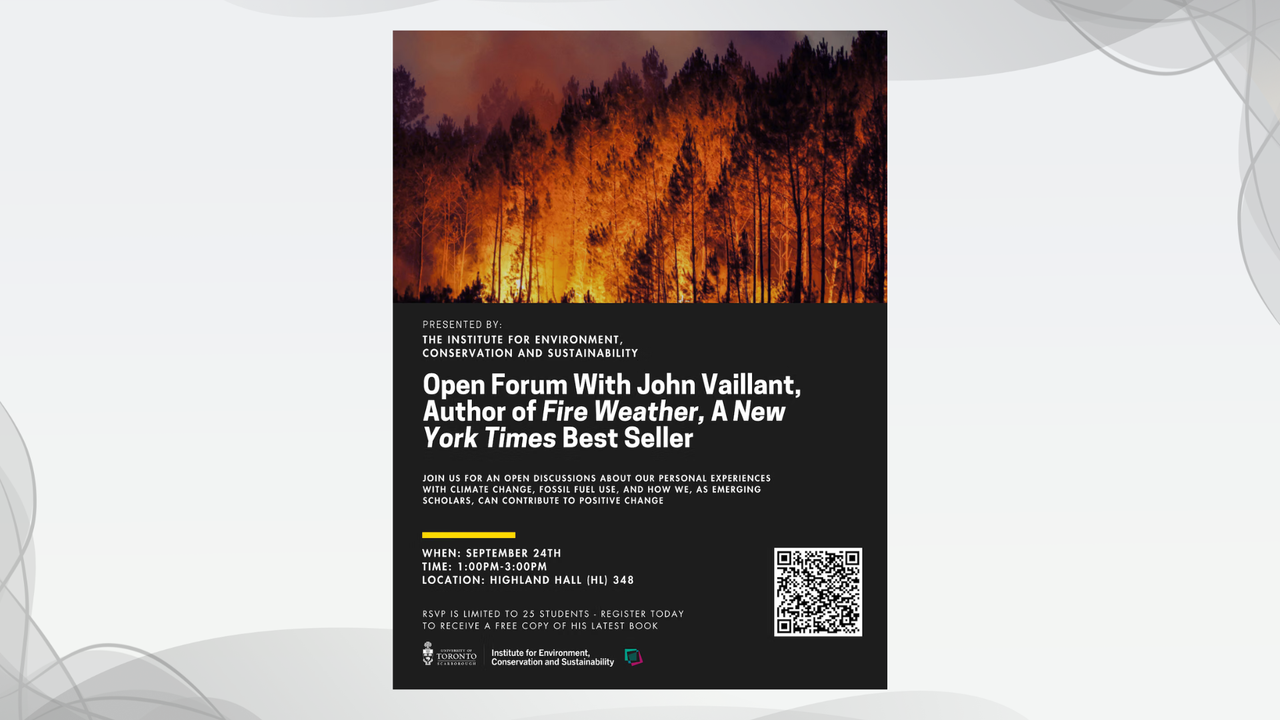 Open Forum with John Vaillant