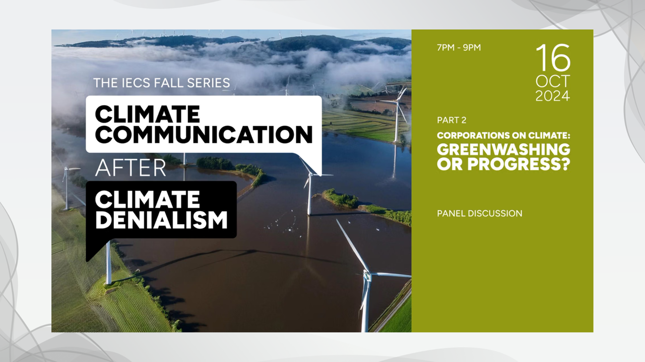 Corporations on Climate: Greenwashing or Progress? A Roundtable