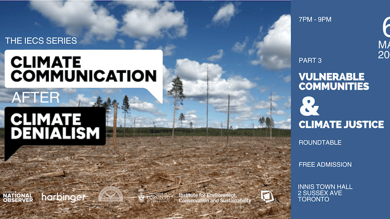 Vulnerable Communities and Climate Justice: A Roundtable