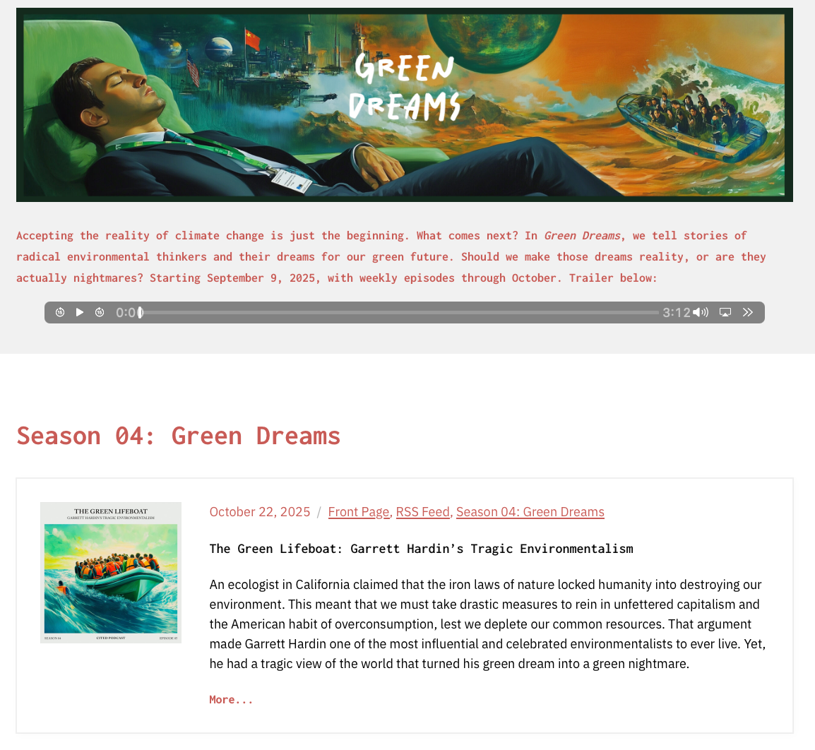 Green Dreams: A Podcast Series