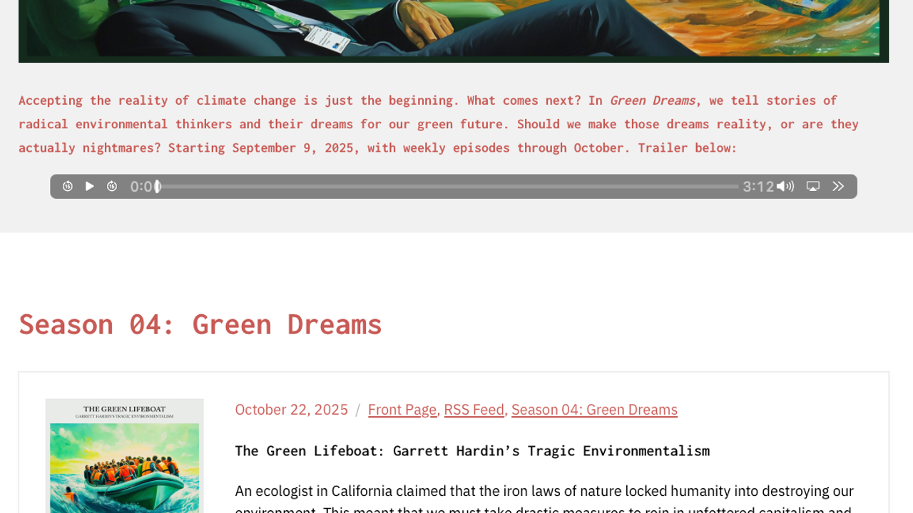 Green Dreams: A Podcast Series