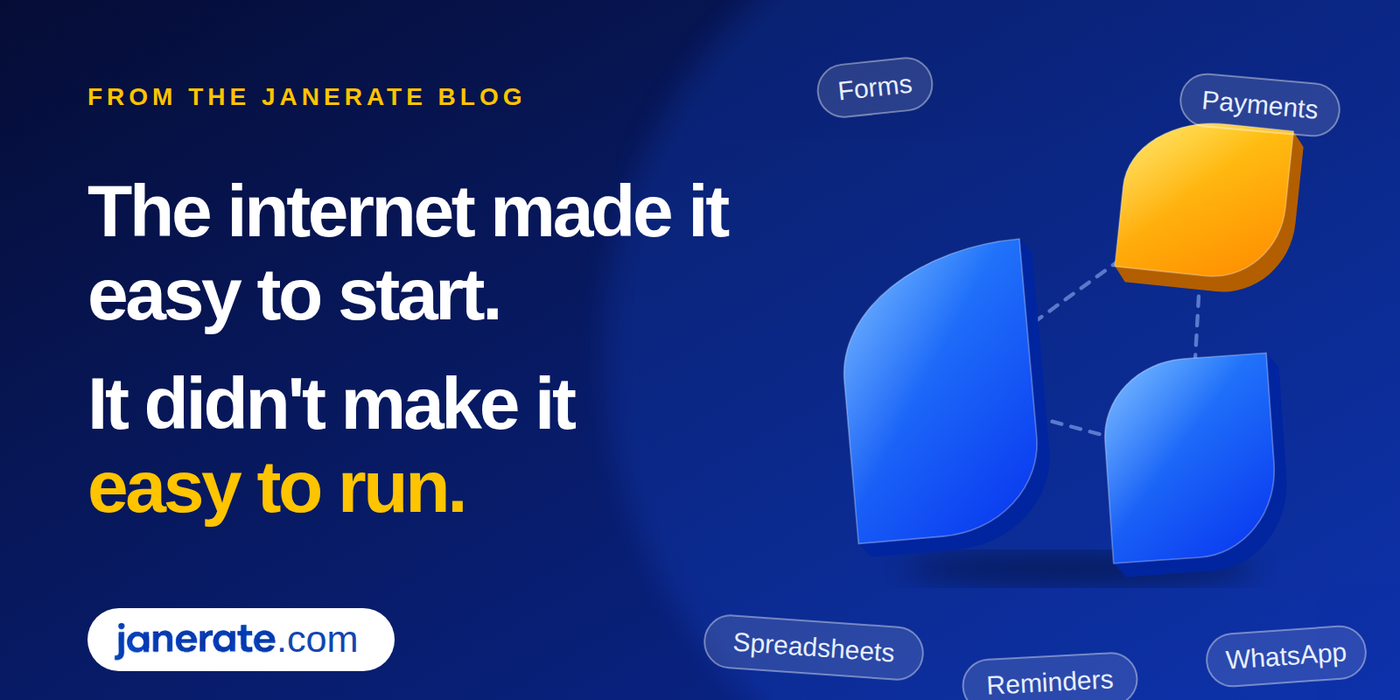 The Internet Made It Easy to Start. It Didn't Make It Easy to Run