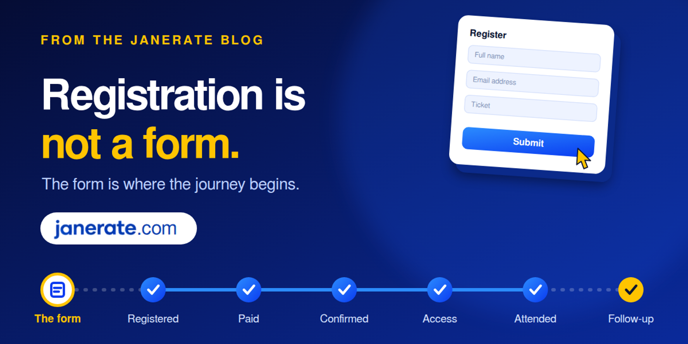 Registration Is Not a Form