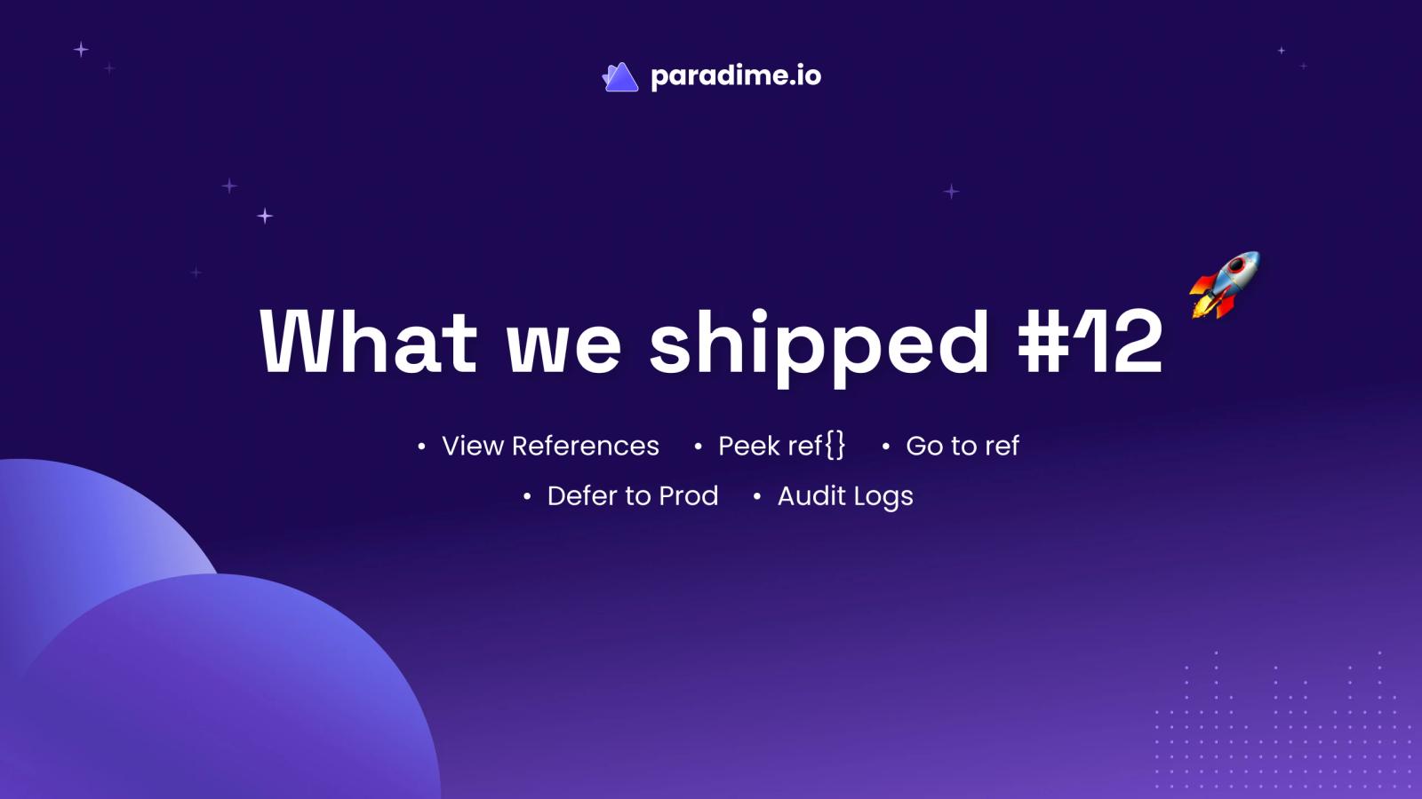What we shipped #12