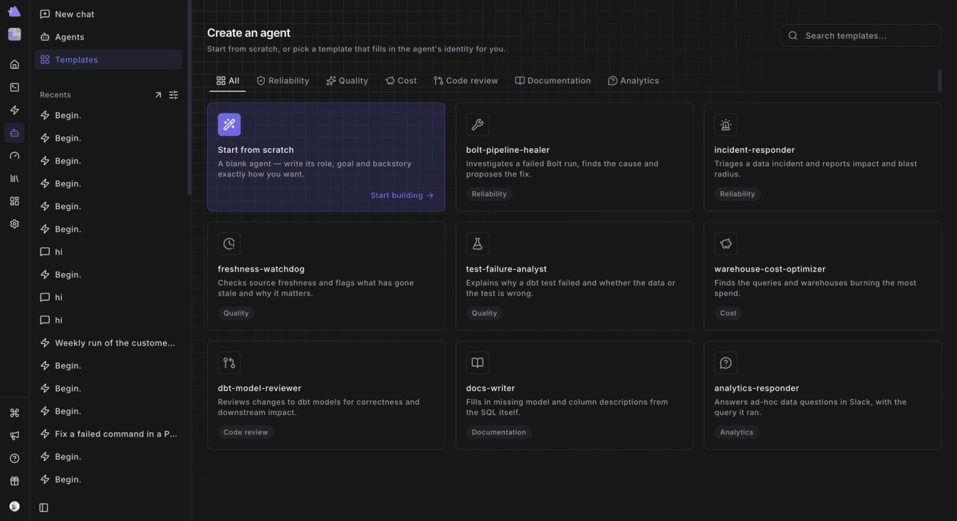 dinoi agent studio templates