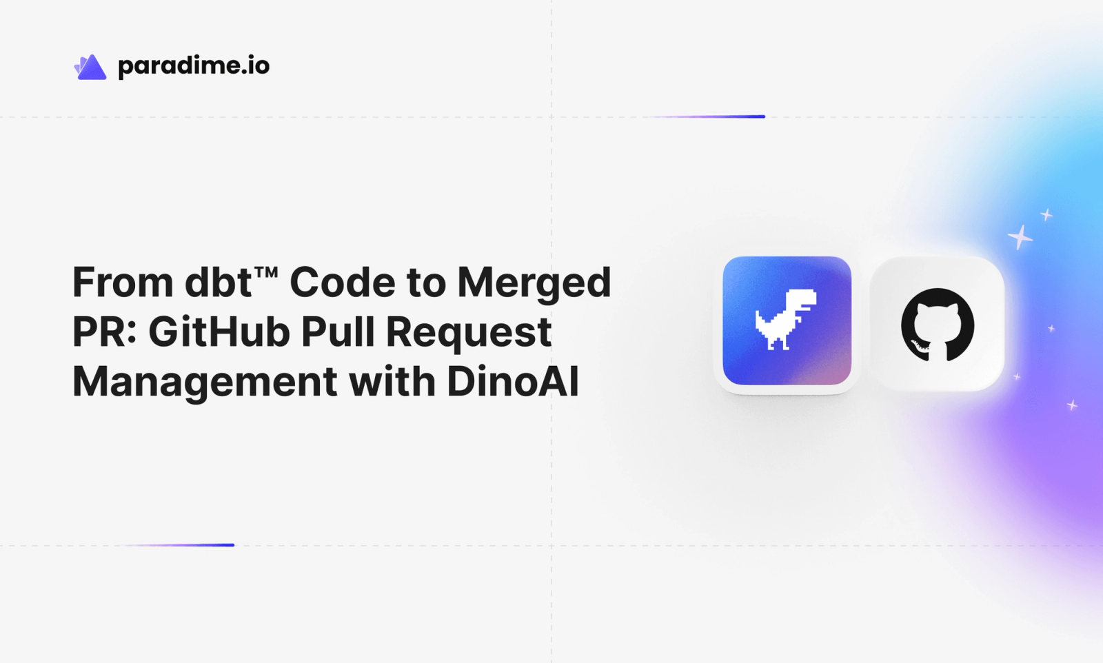 From dbt™ Code to Merged PR: GitHub Pull Request Management with DinoAI