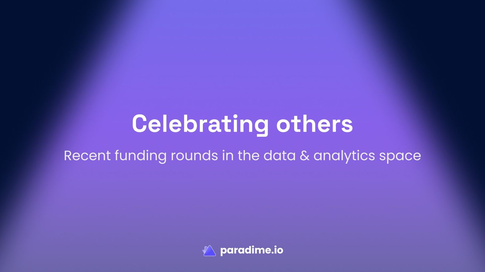 The importance of celebrating others in the data and analytics space