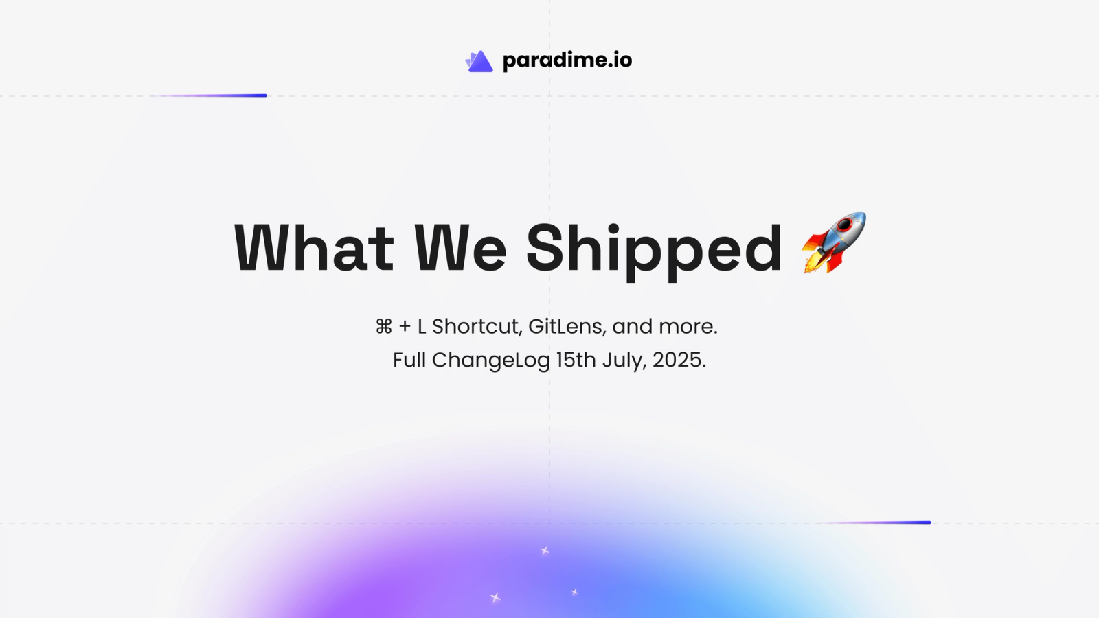 What We Shipped - 15th July, 2025