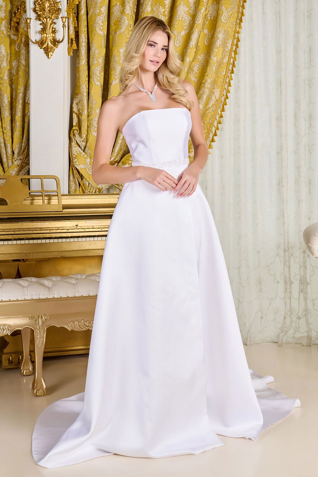 Taffeta Strapless Bridal Gown by GLS Gloria GL3718