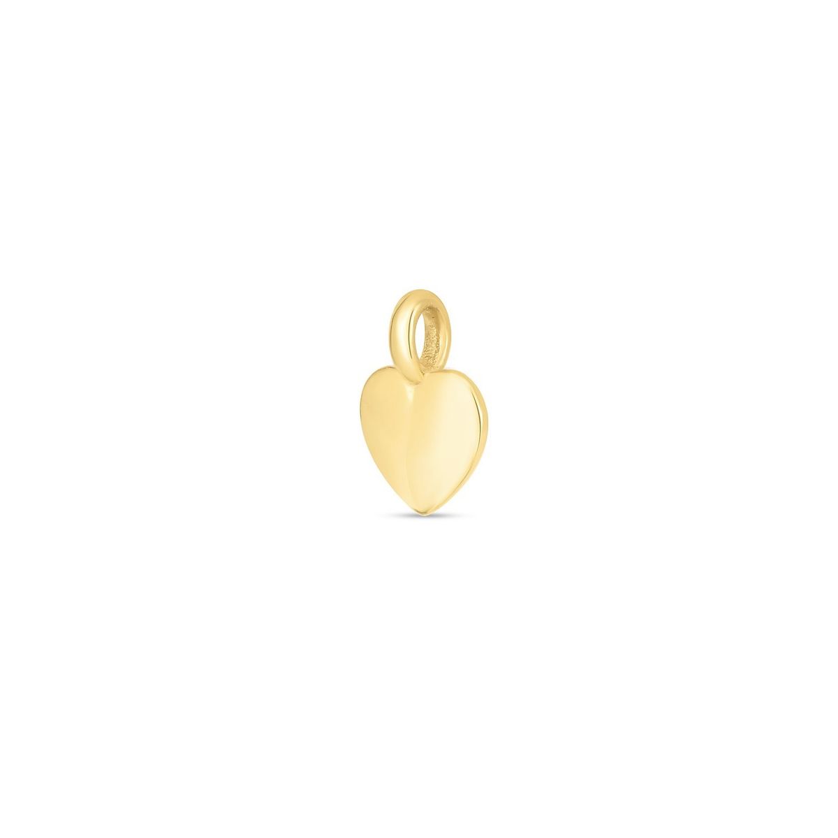 14k Yellow Gold Mini Heart Charm thumbnail 2