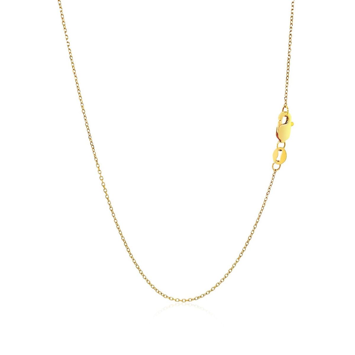 Puffed Heart Pendant in 10k Yellow Gold thumbnail 2