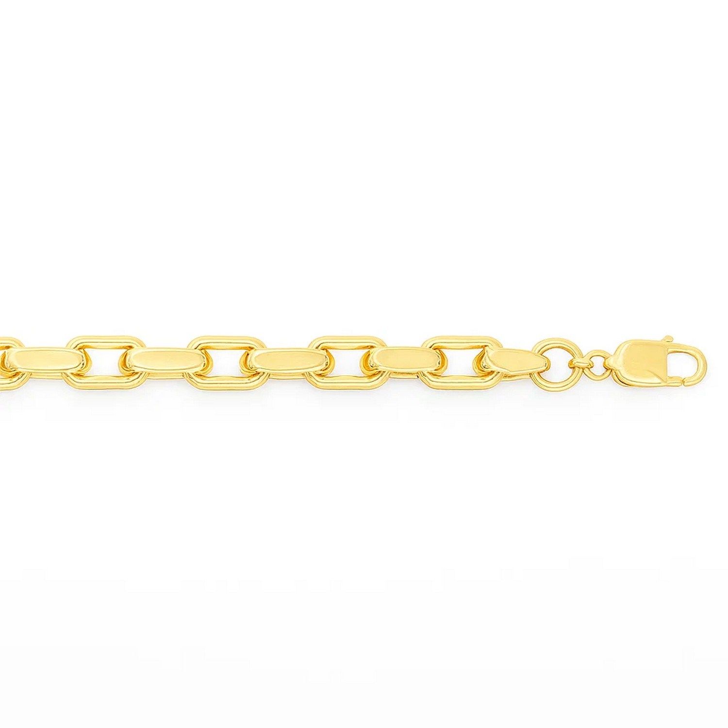 14k Yellow Gold French Cable Chain Bracelet  (3.60 mm)