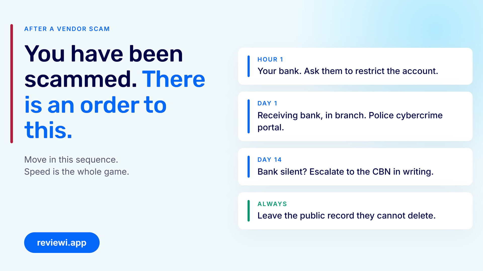 "I Sent the Money and She Blocked Me": How to Report an Online Scam in Nigeria and What to Do Next
