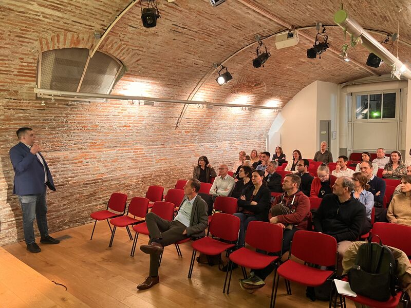 Les membres réunis au Goethe-Institut
