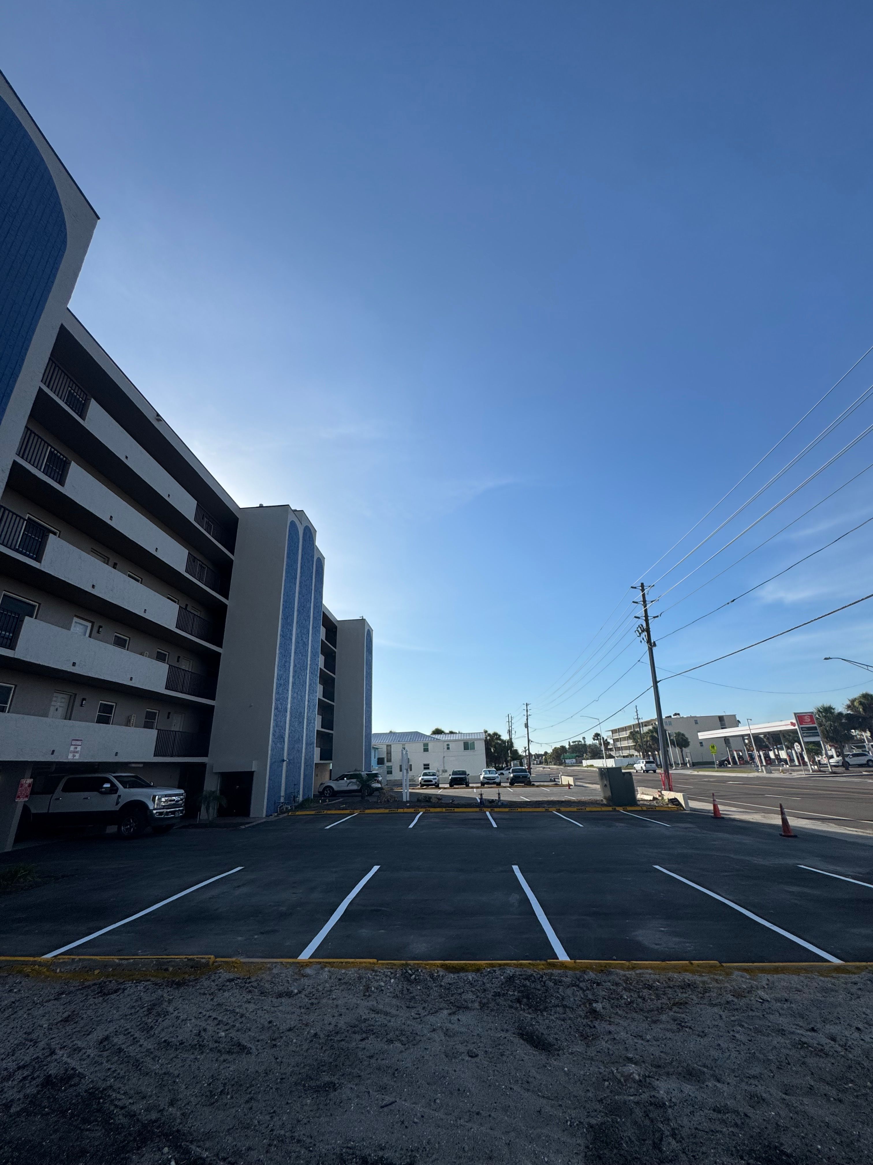 Commercial paving and parking-lot striping — view 3