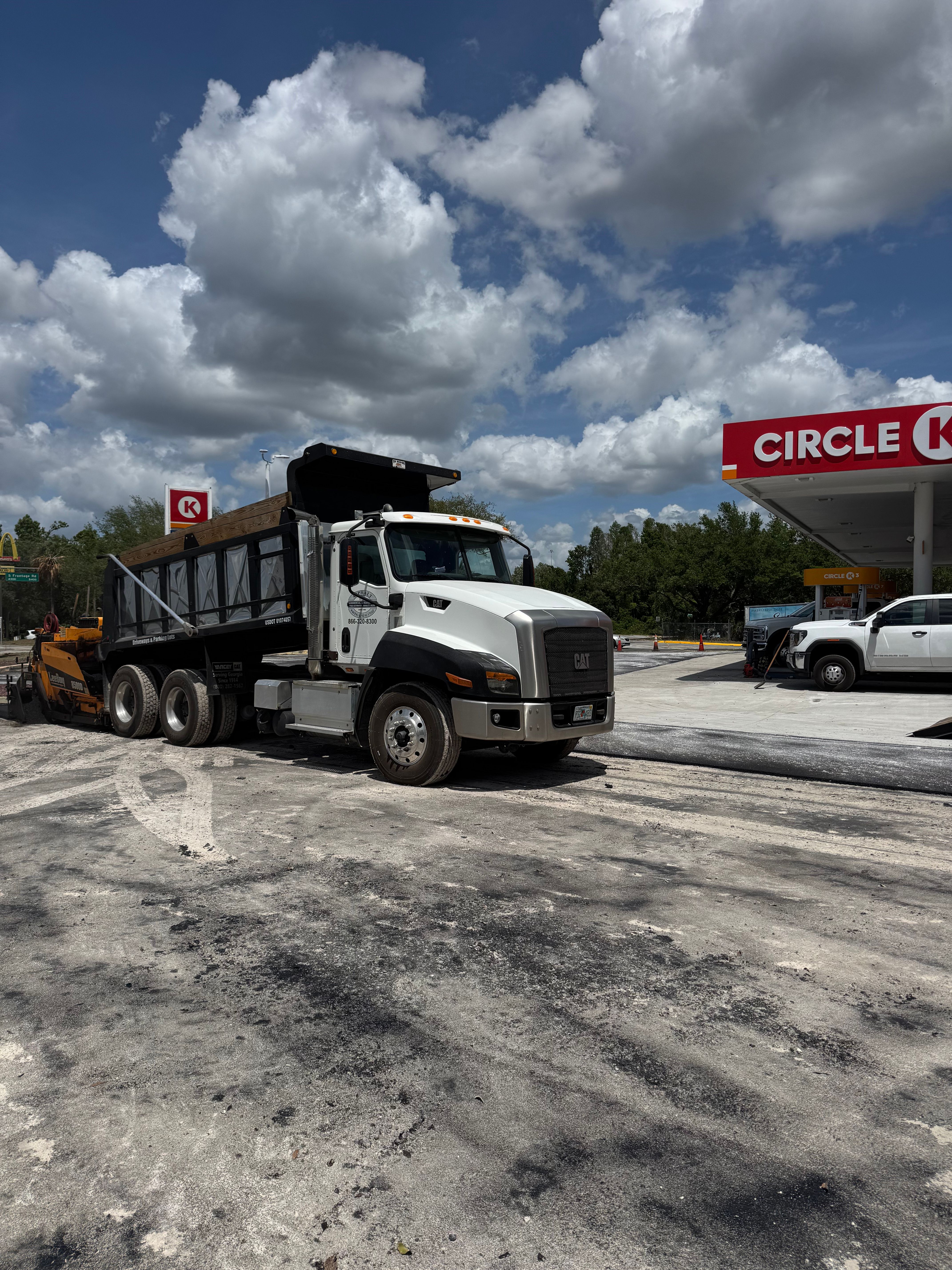 Parking-lot paving and striping — view 4