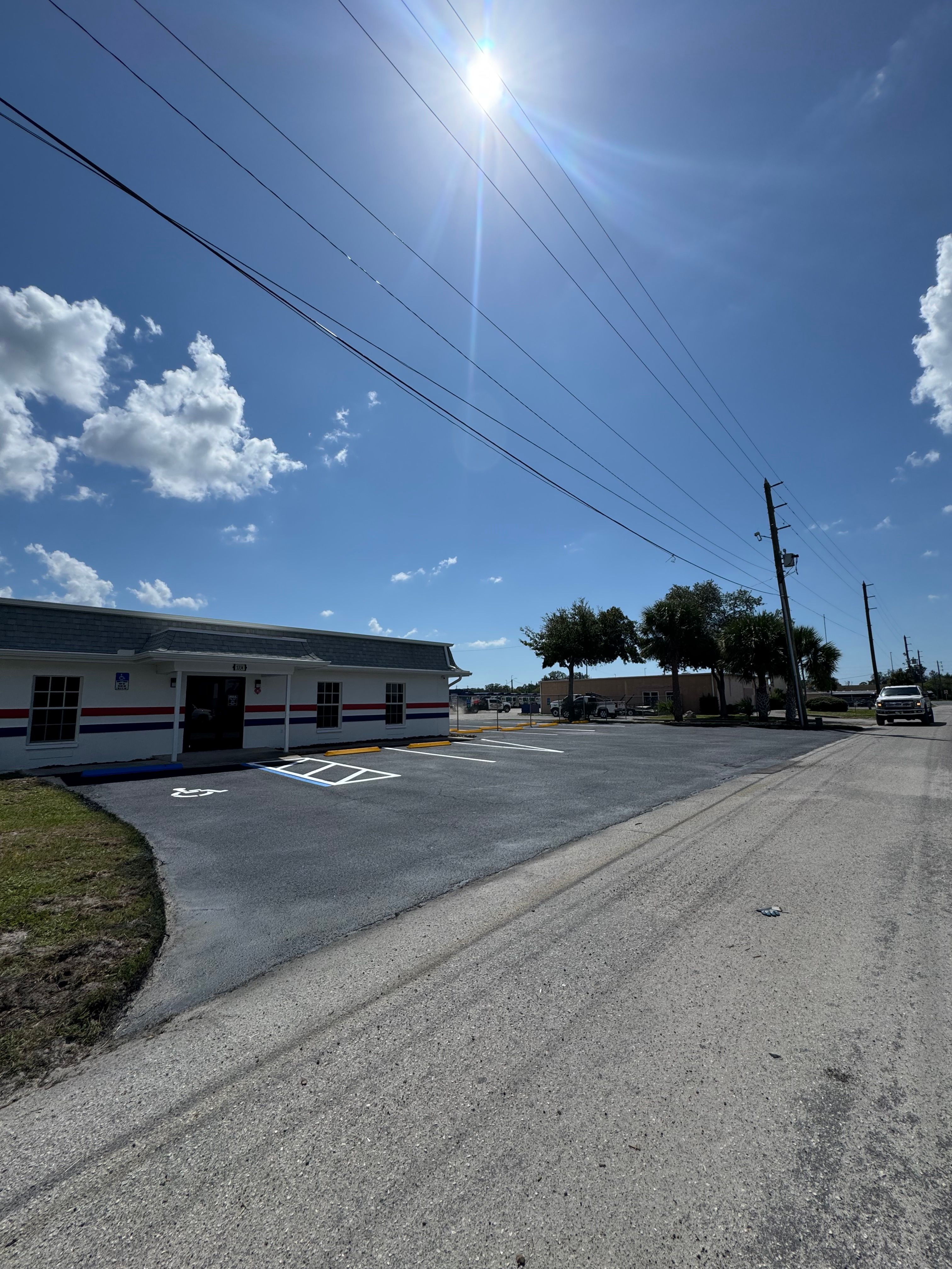 Parking-lot striping and sealcoating — view 4