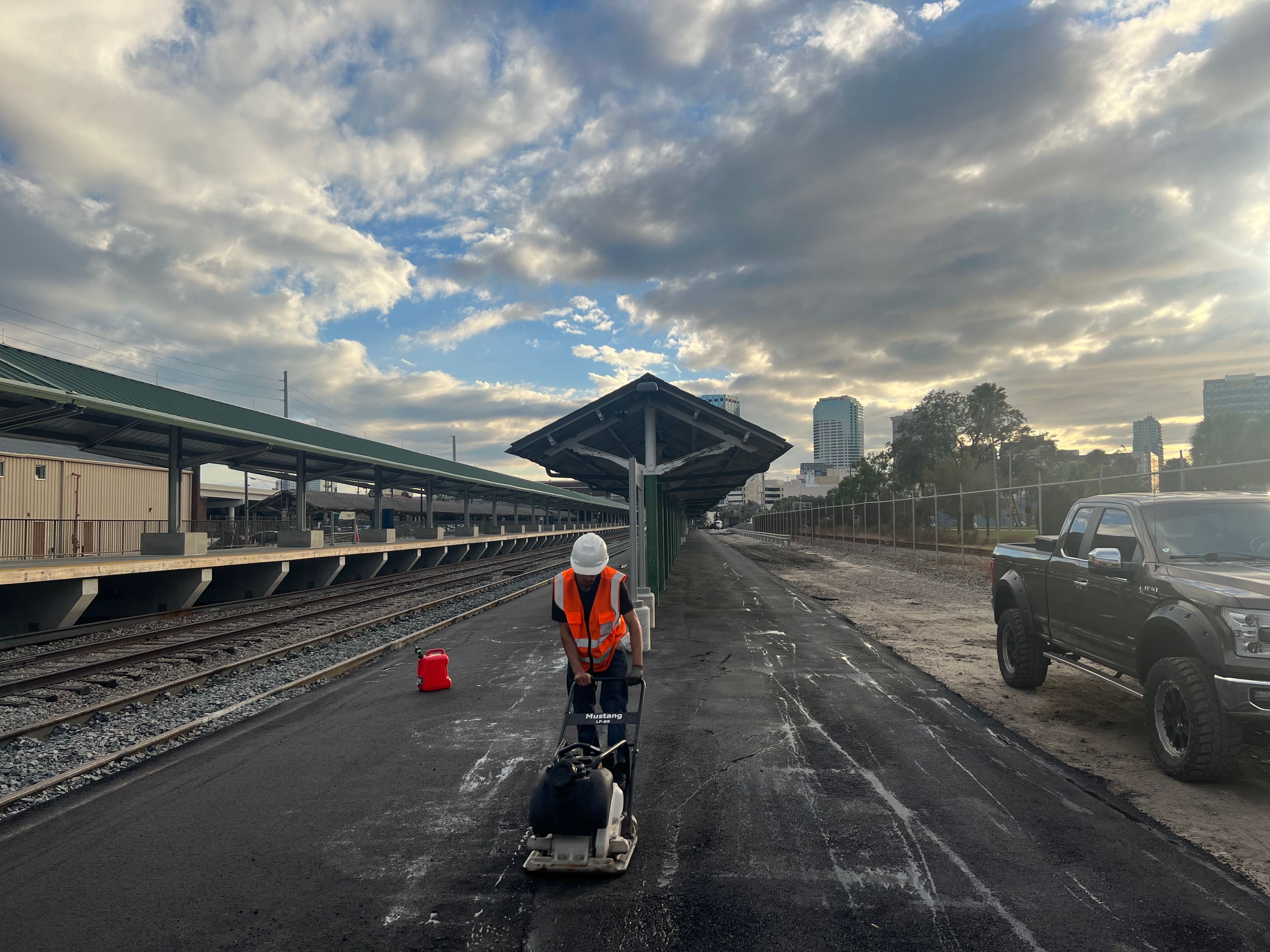Commercial paving — view 3