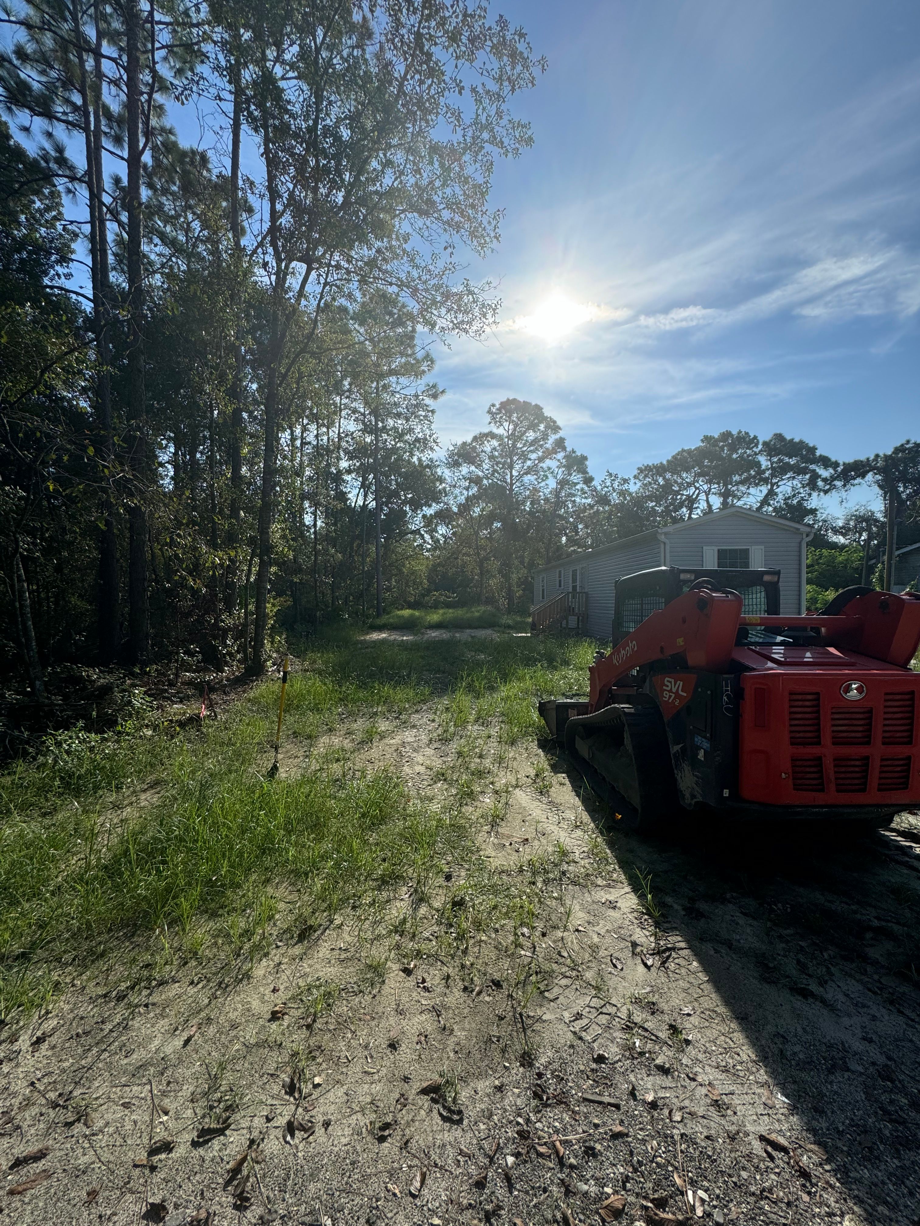 Site preparation, grading and asphalt paving — view 3