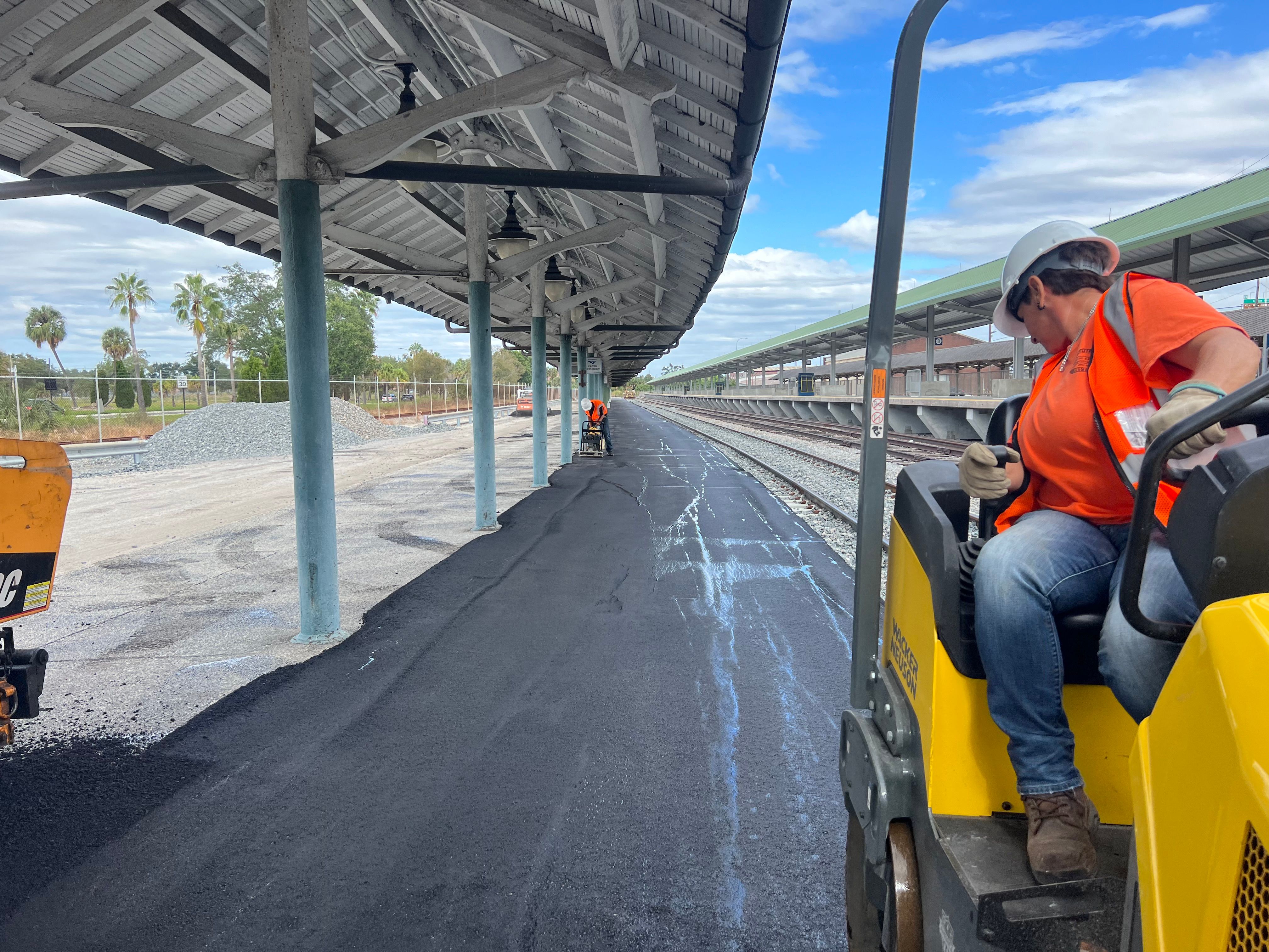 Commercial paving — view 2