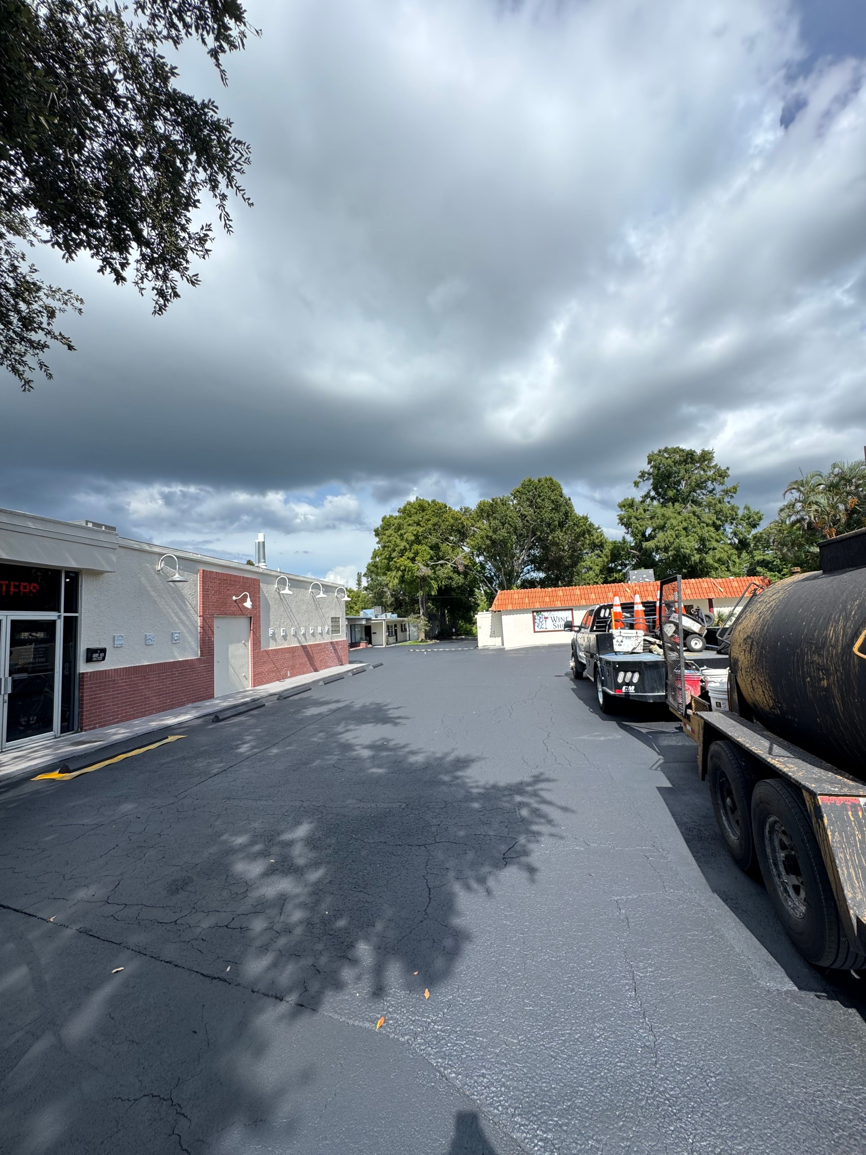 Commercial paving and parking-lot striping — view 4