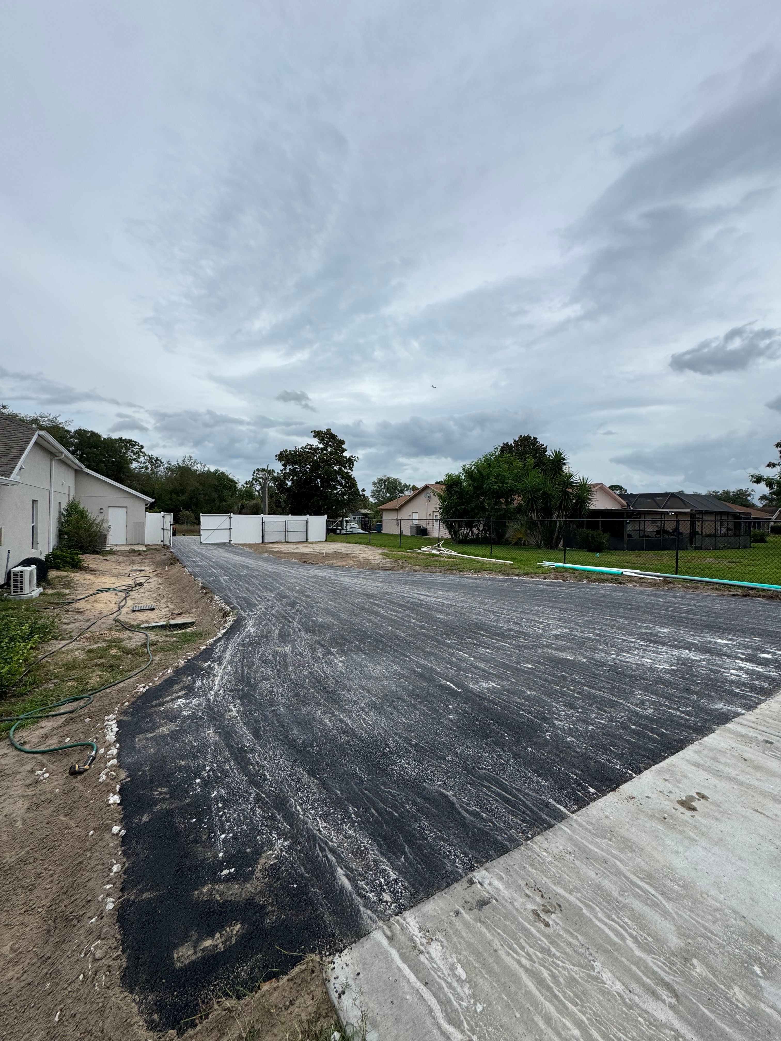 Driveway installation and base preparation — view 3