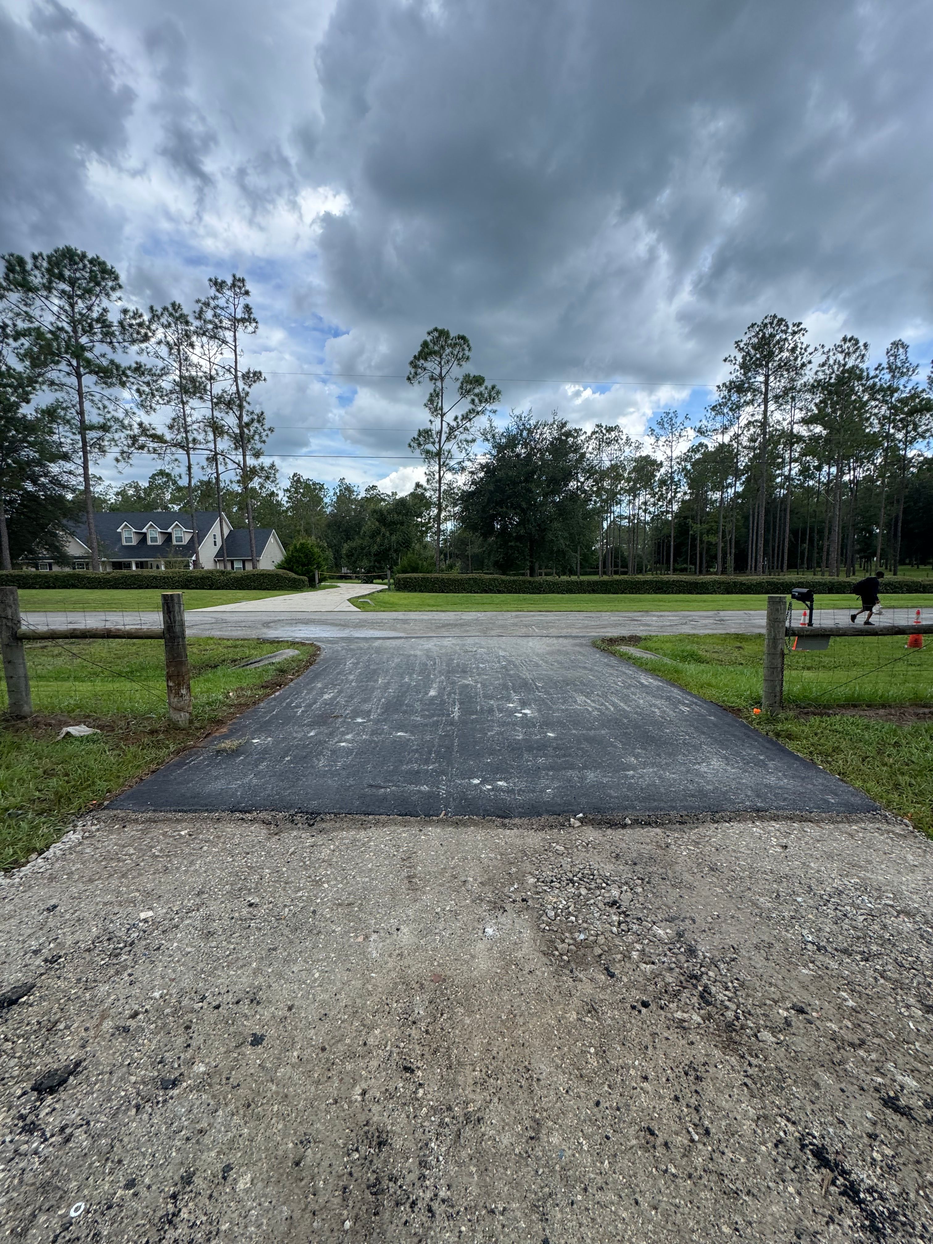Private-road paving — view 2