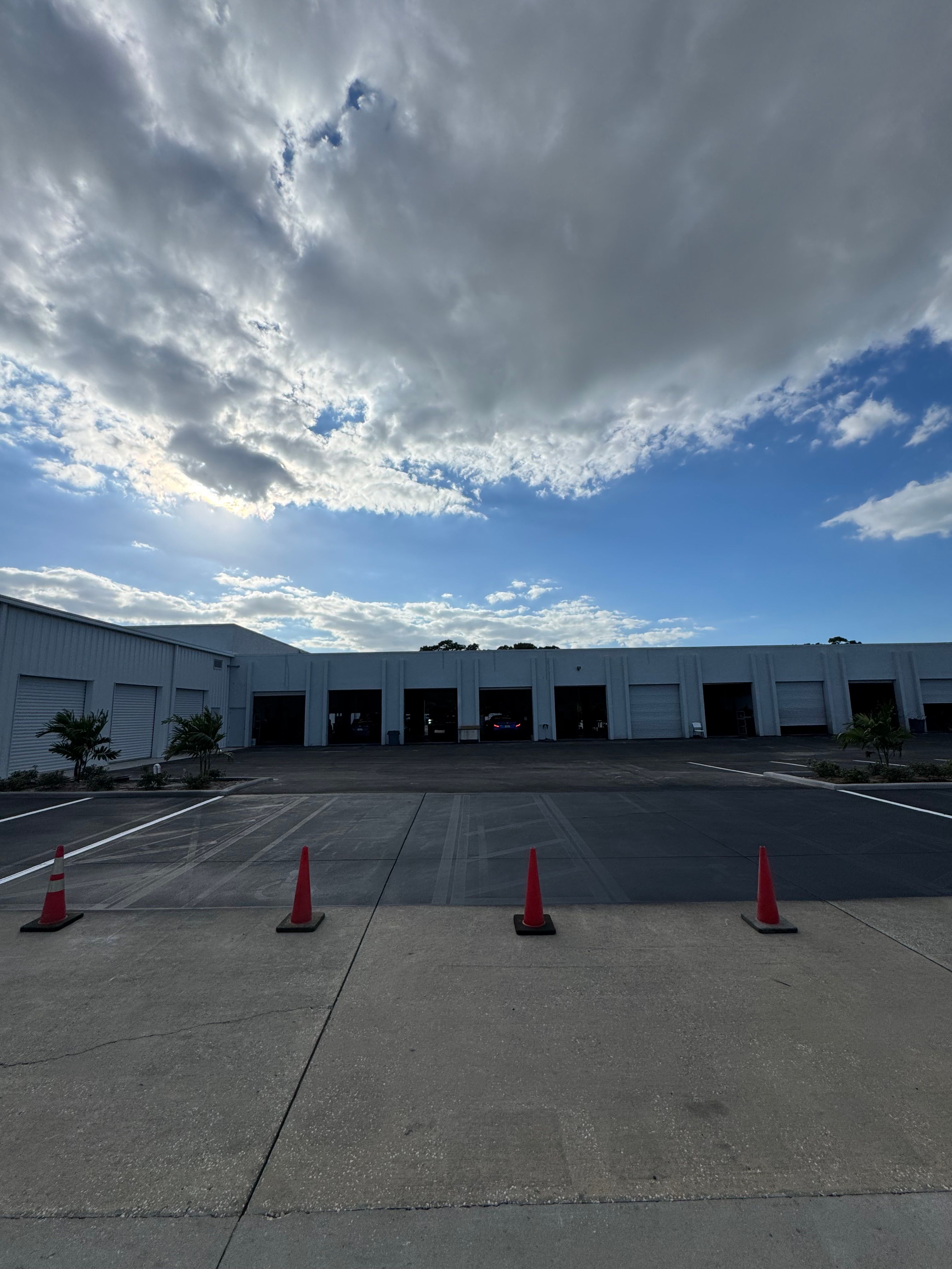 Commercial paving and parking-lot striping — view 2