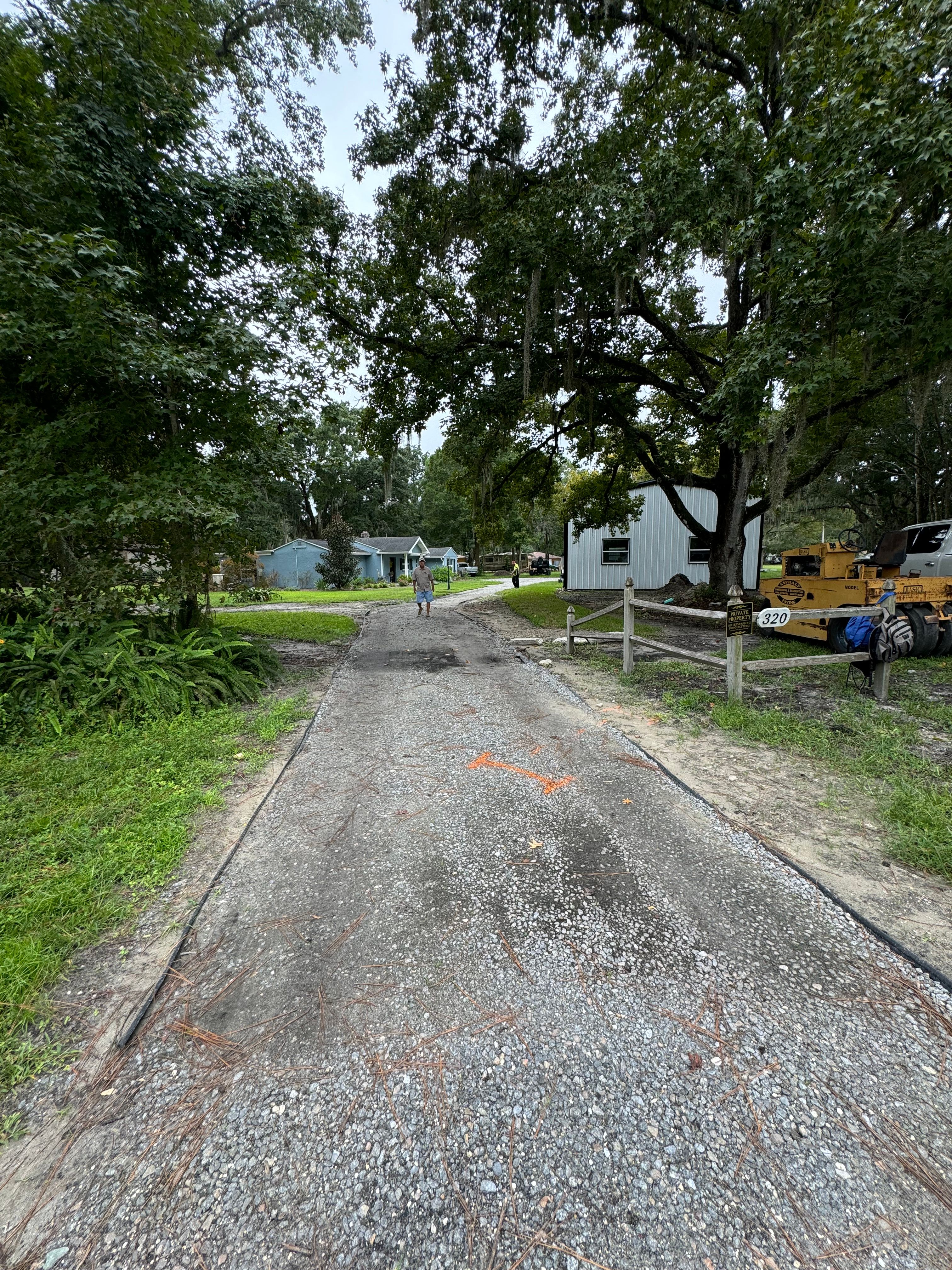 Residential Lane Asphalt Paving project photo 1