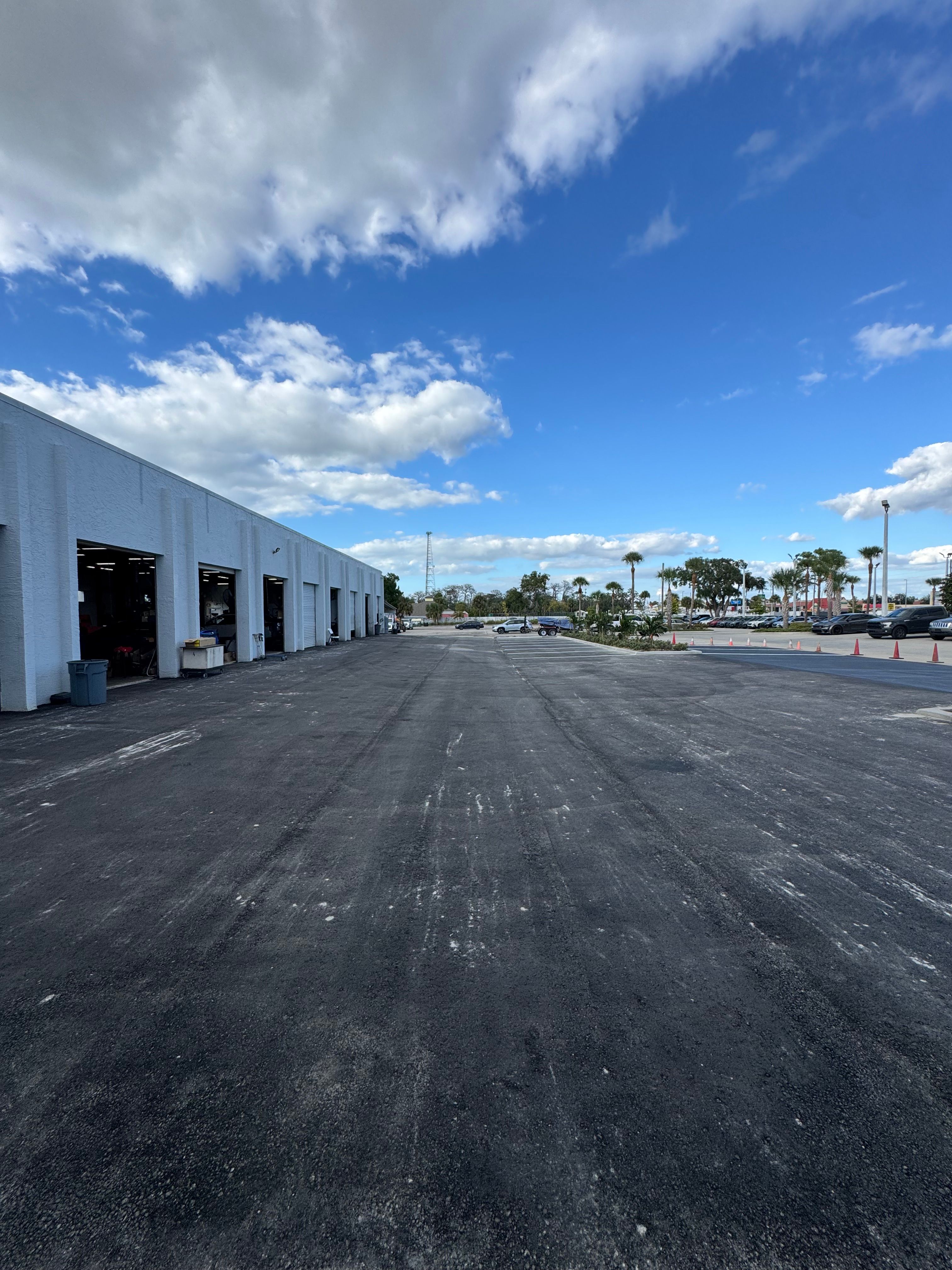 Commercial paving and parking-lot striping — view 3