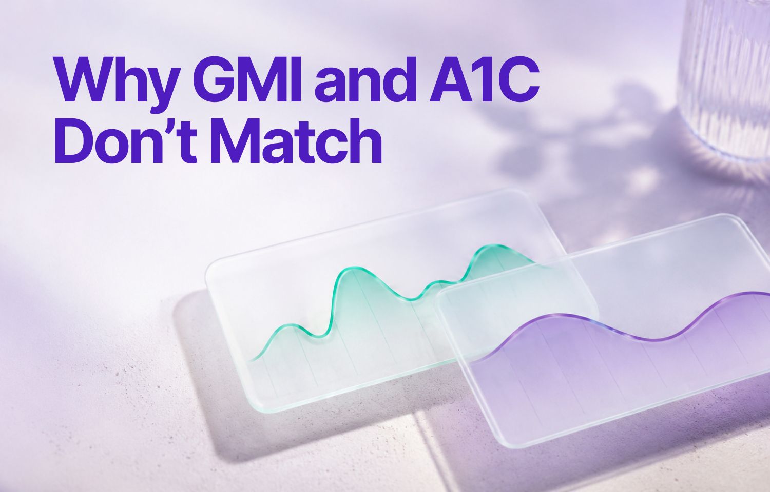 Header illustration for an article on why GMI and A1C don't match.
