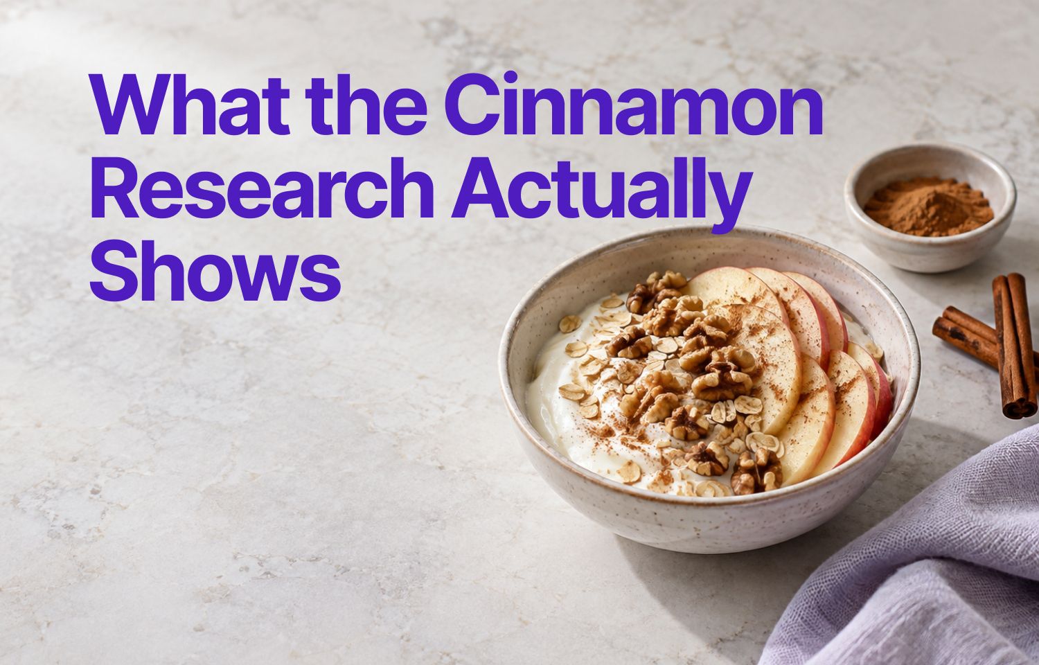 Does Cinnamon Do Anything Measurable to Glucose