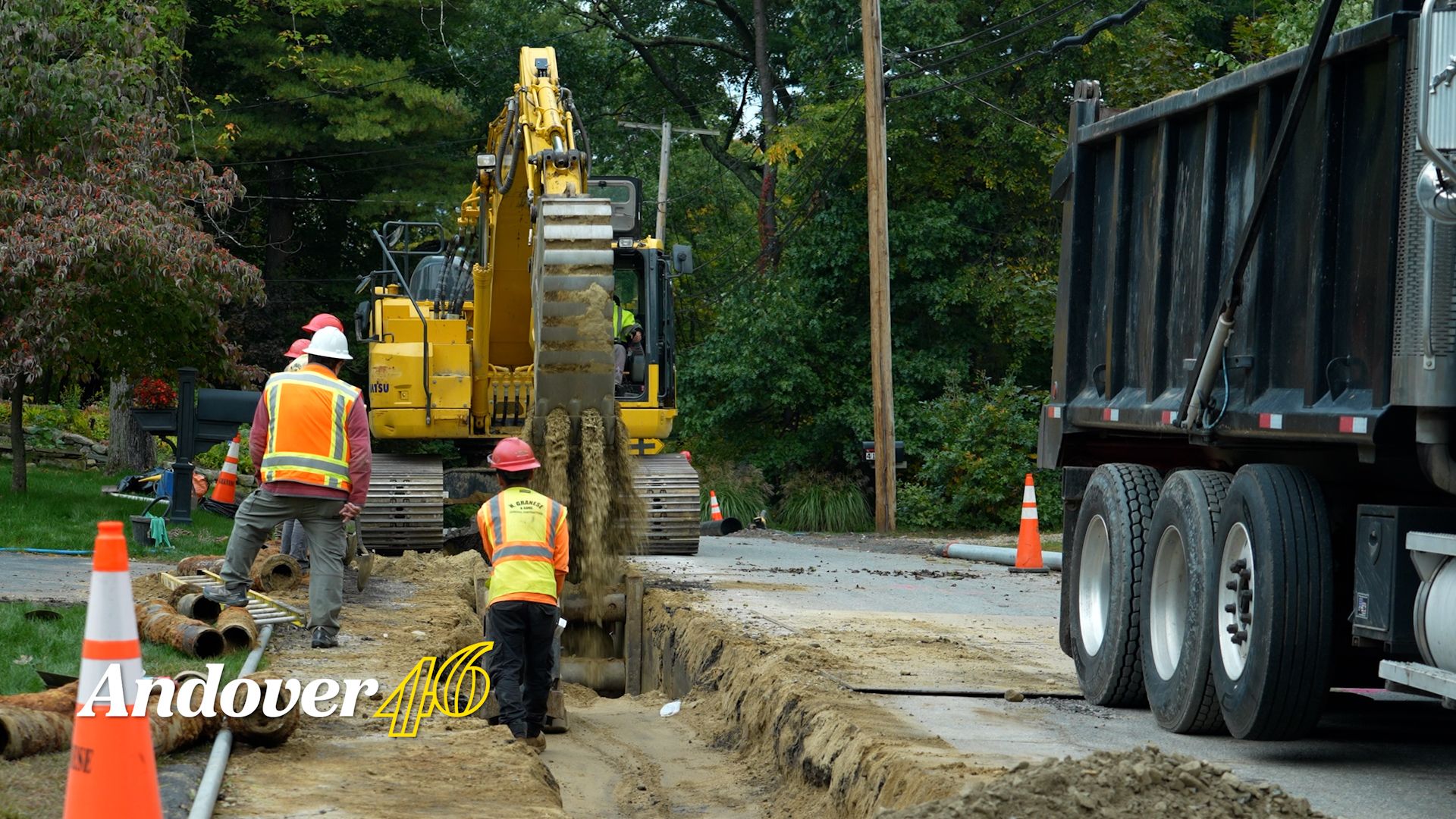 Water Main Replacement in Andover