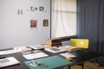 The artist’s studio in Koog aan de Zaan, Netherlands.