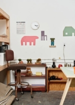 A corner of Klassen’s L.A. studio.