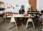 Klassen at work.