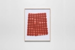Woven Print No. 3 (Rust), Framed