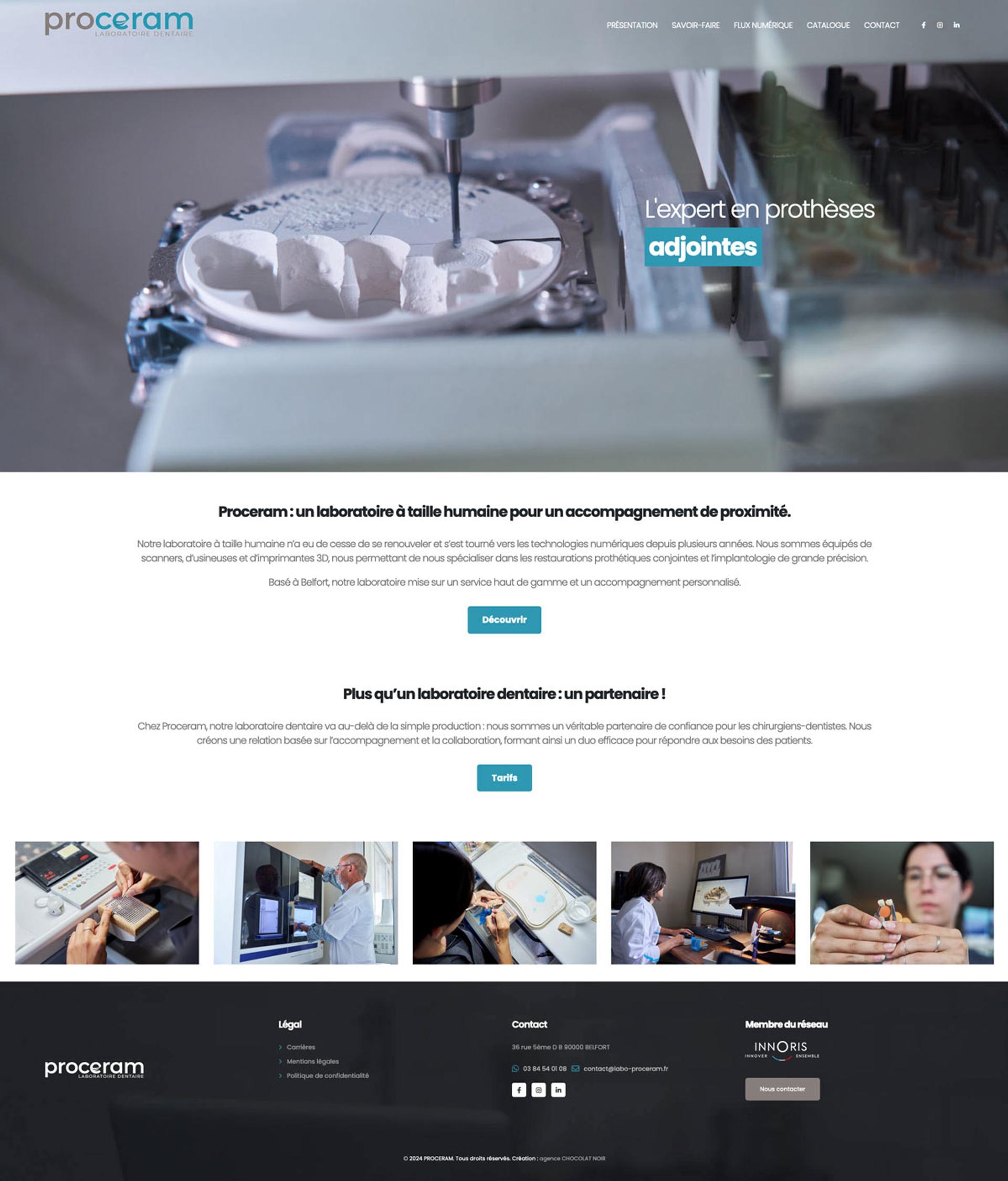 exemple de création de site internet