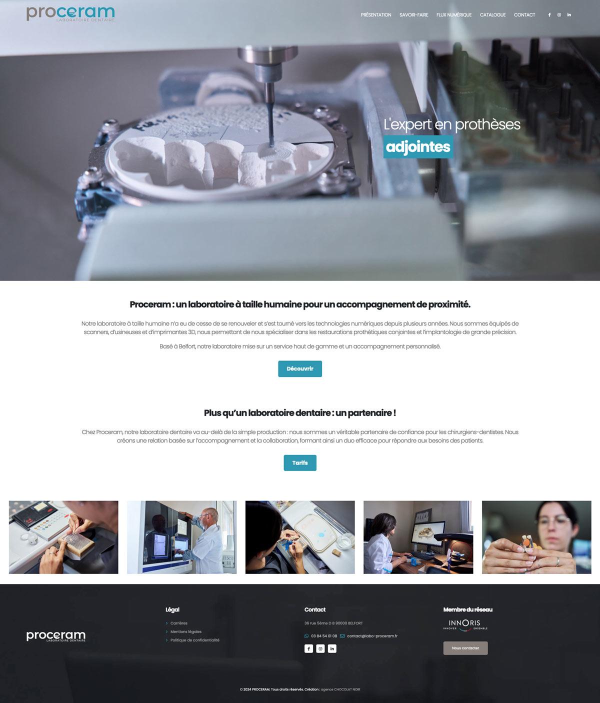 exemple de création de site internet