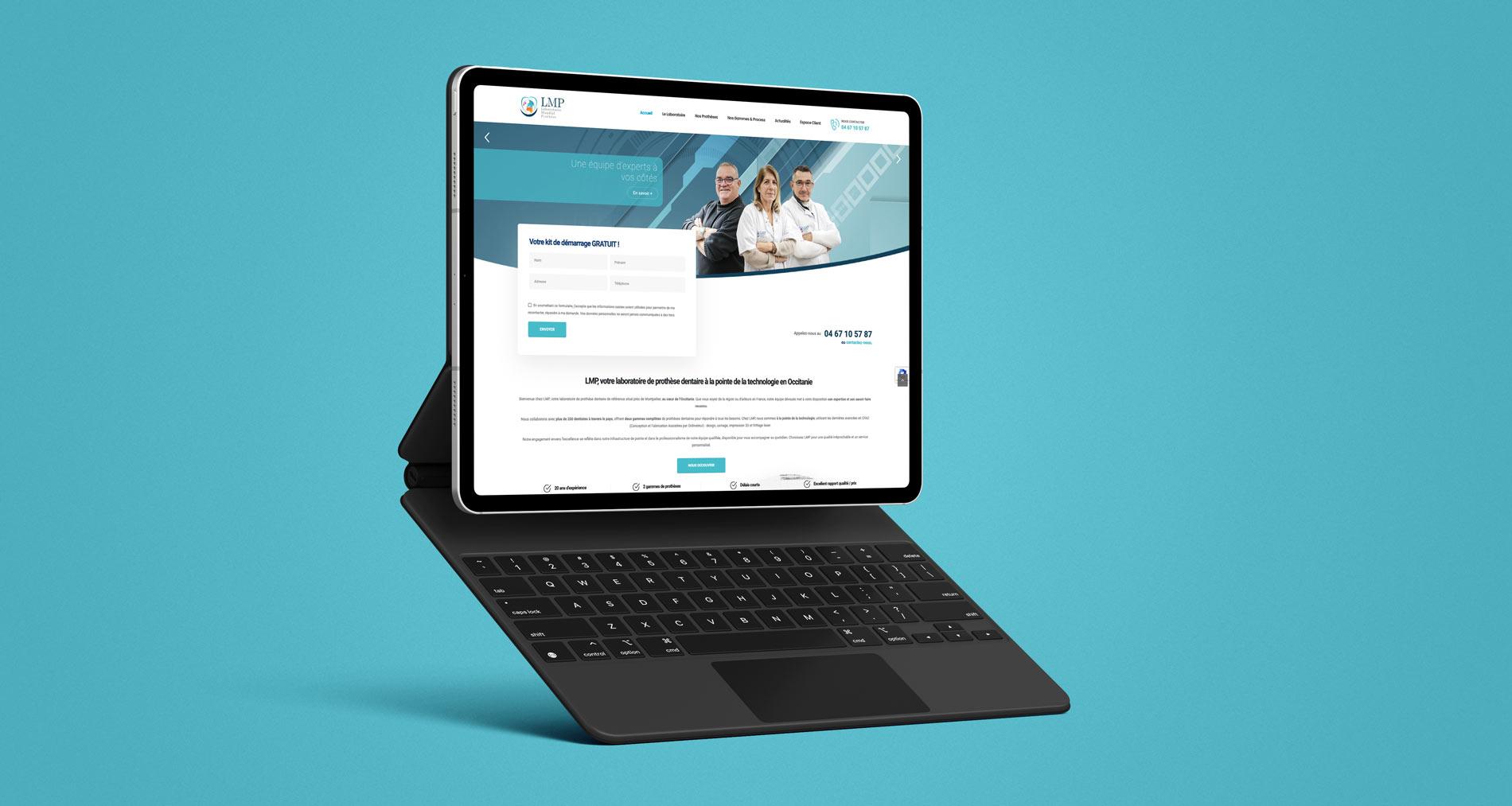 site wordpress labo dentaire
