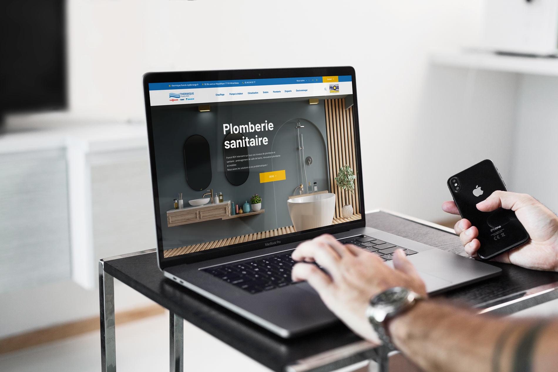 Création site internet plombier