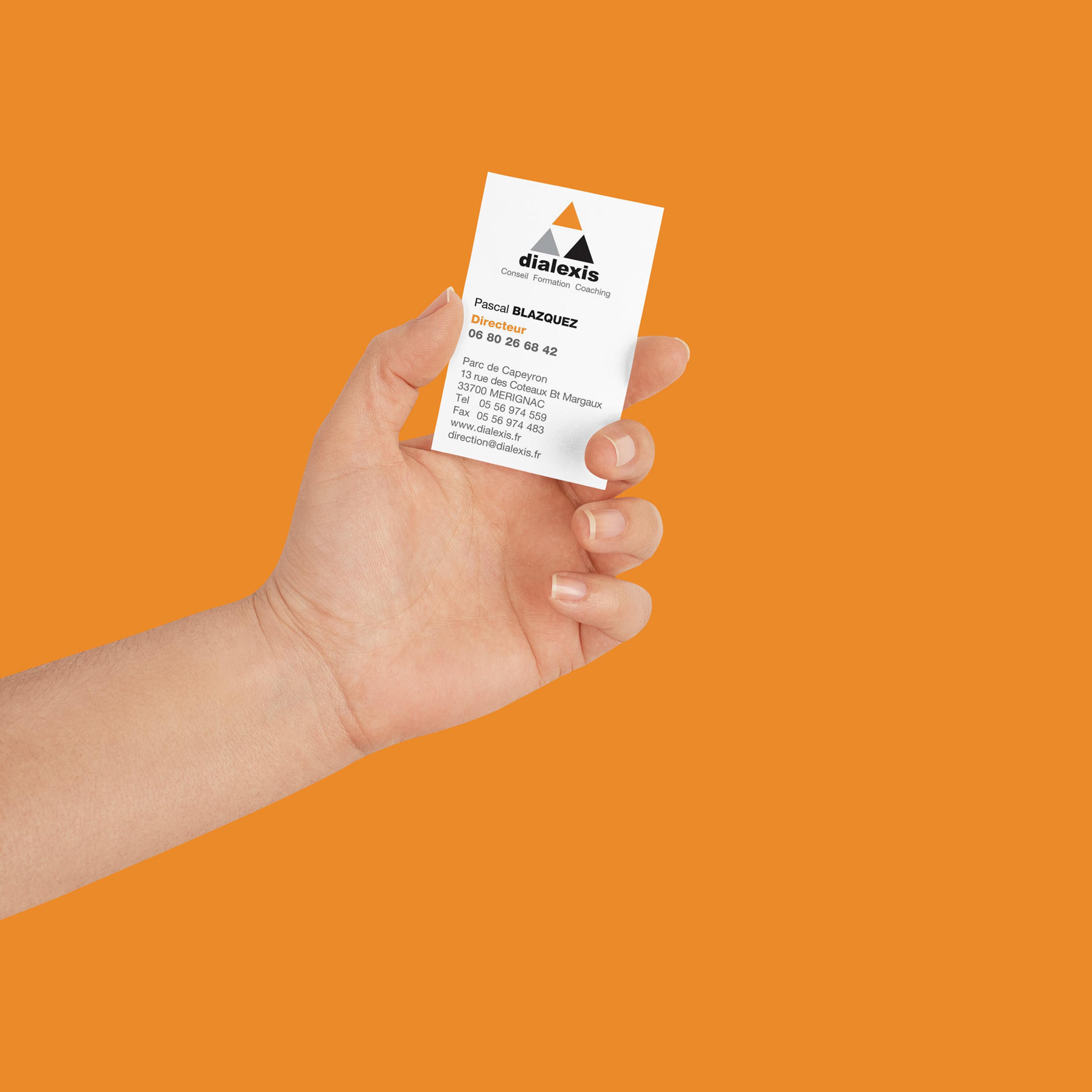 Carte de visite formateur : DIALEXIS à Mérignac