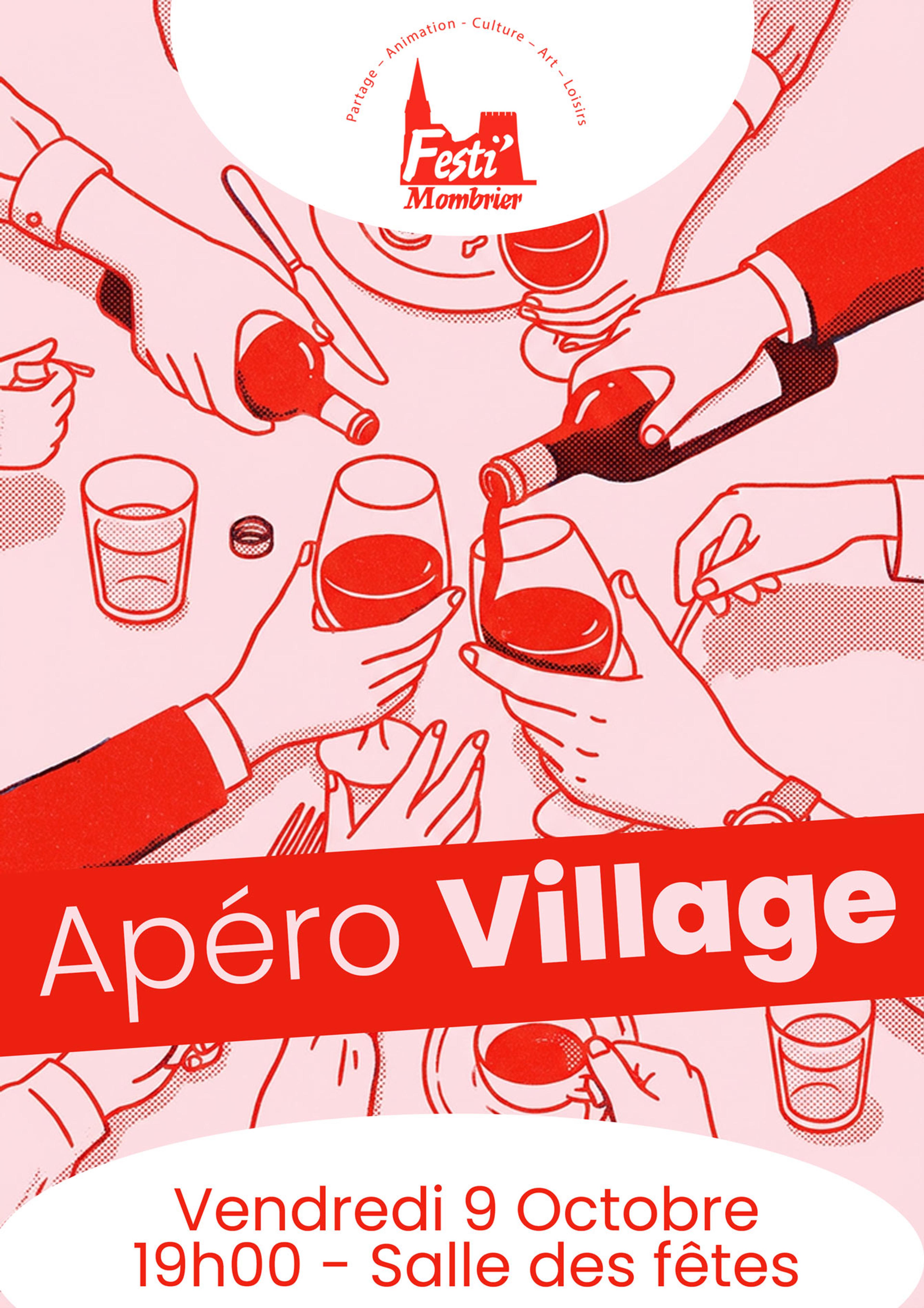 Flyer Apéro Village — Festi’Mombrier