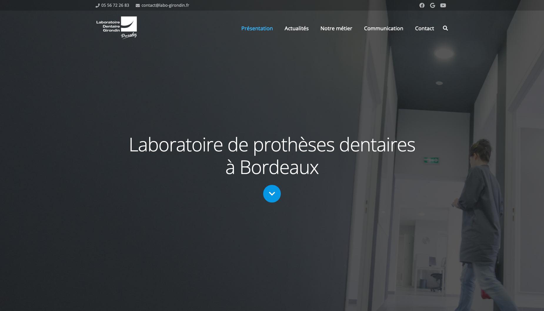 création site internet labo dentaire